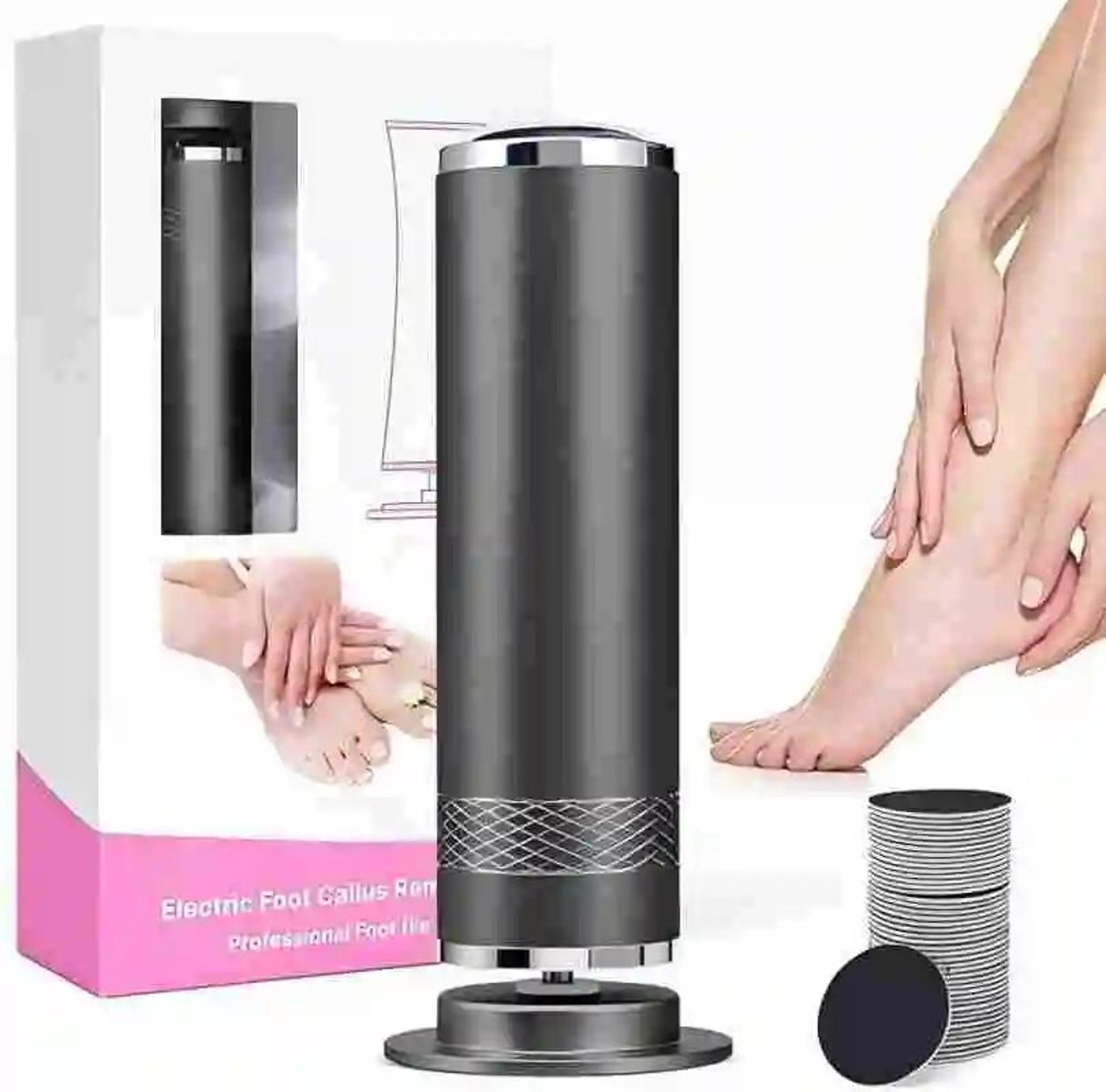 upgraded electric foot callus remover with adjustable speed and 60 sandpaper discs