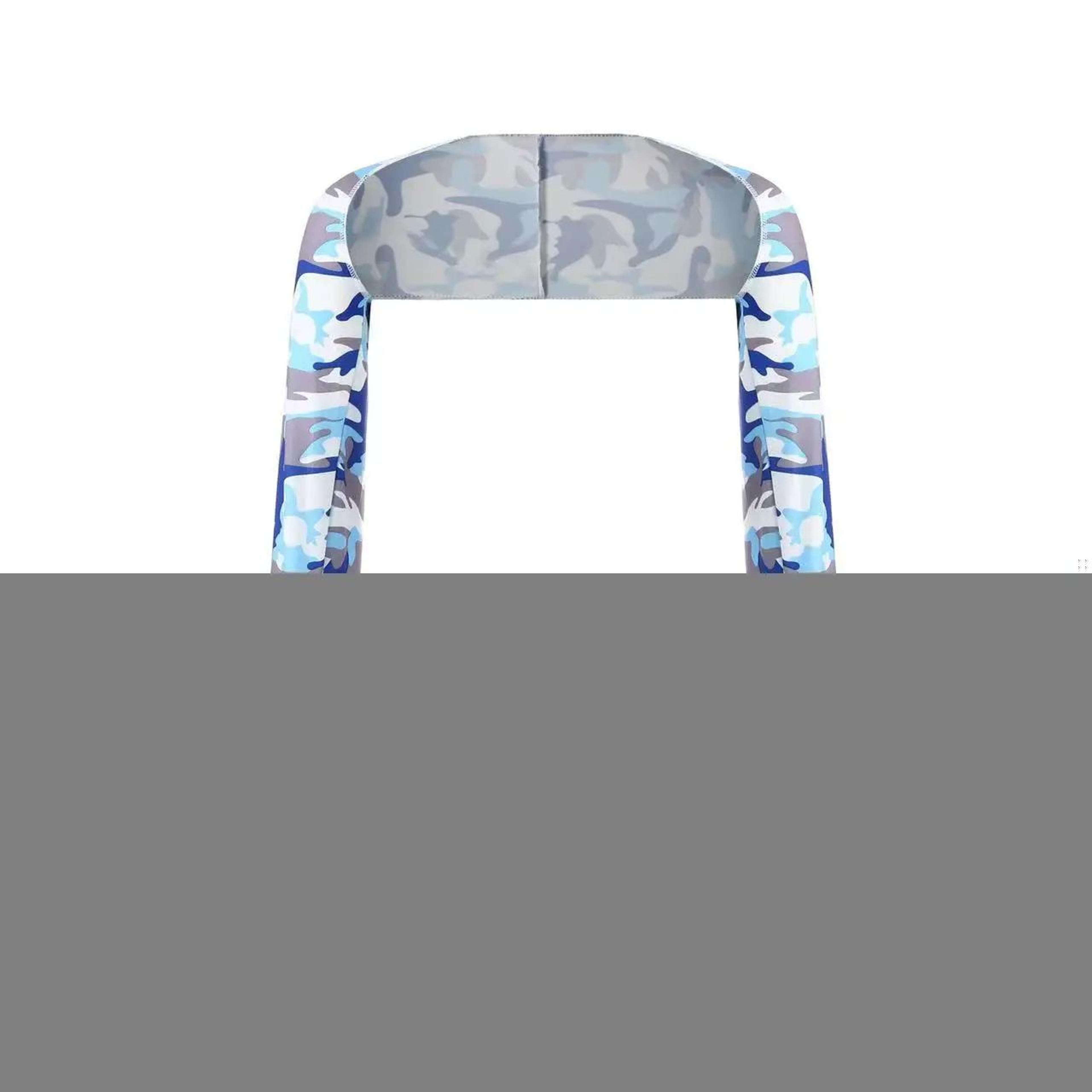 Ice Silk Sun Protection Arm Sleeves With Shawl Design 11