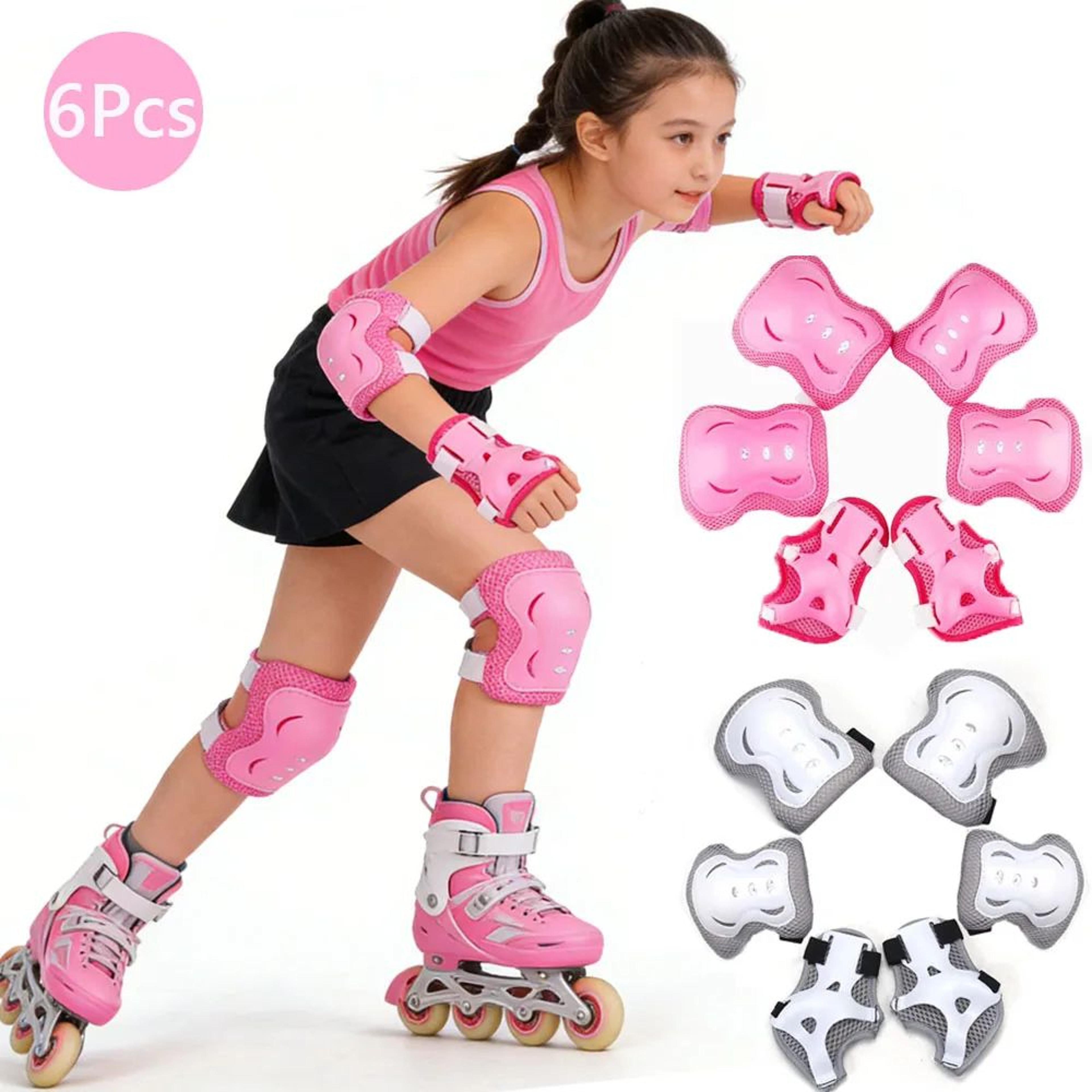 kids protective gear set with knee elbow and wrist pads