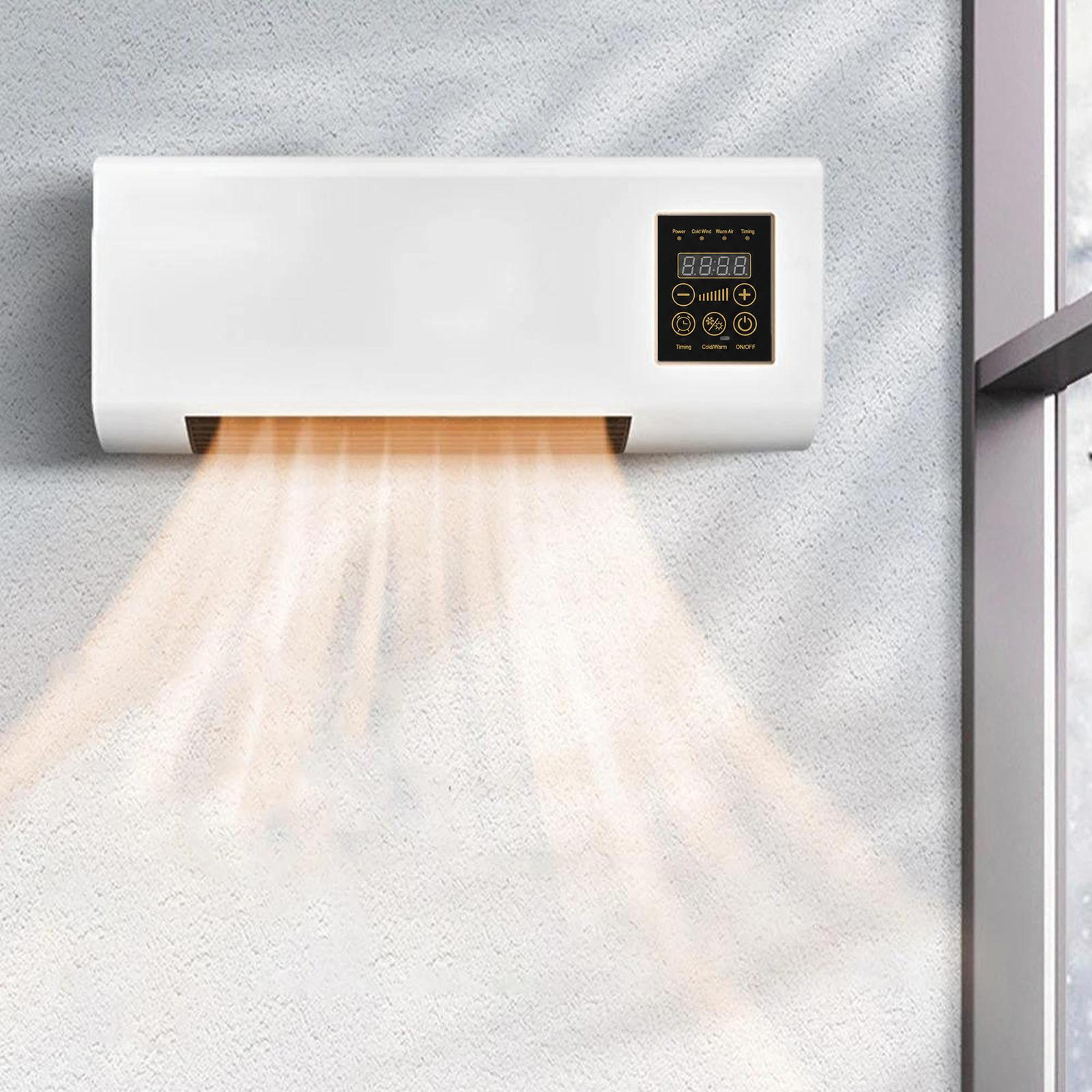 Wall Mounted Mini Air Heater With Remote Control For Home And Office 0