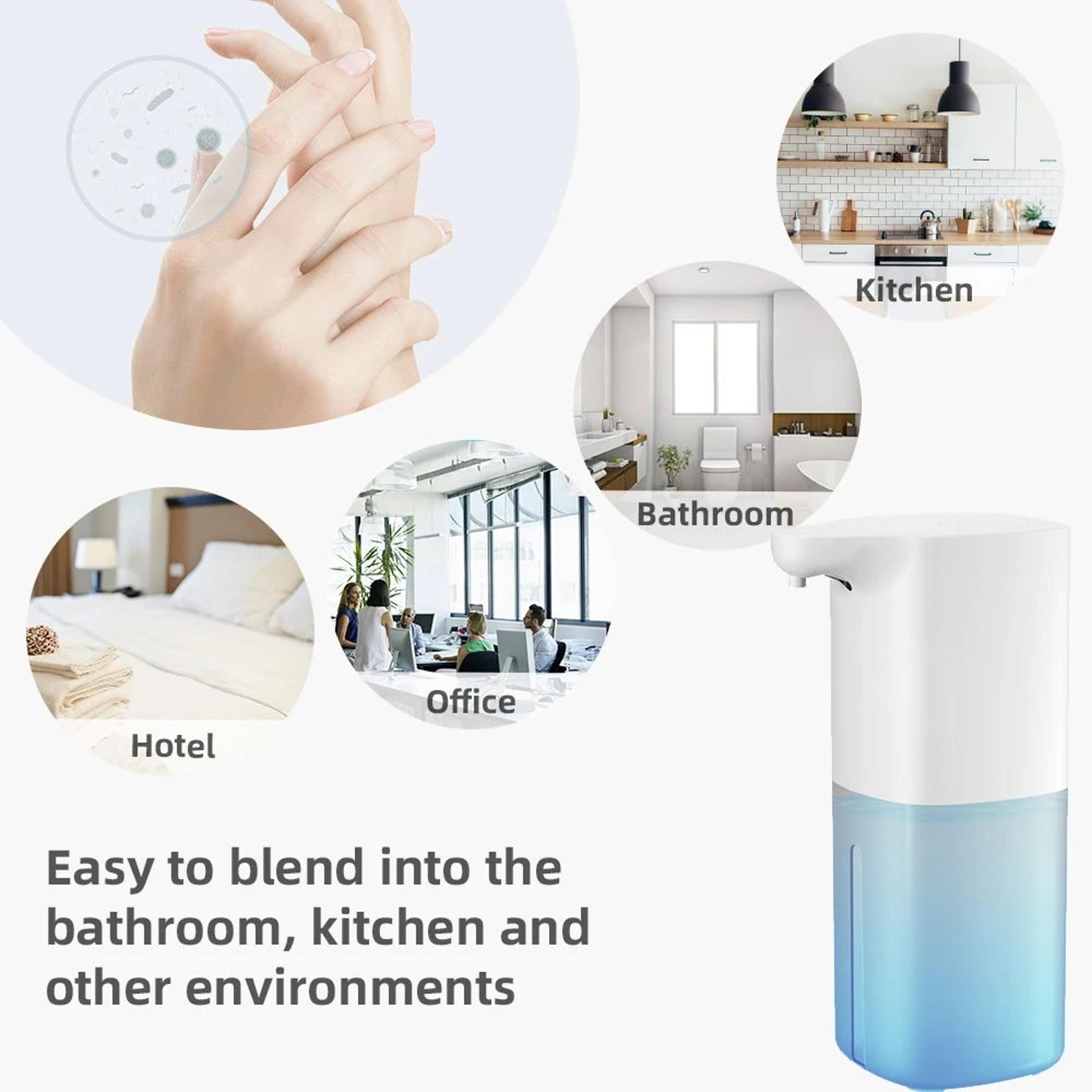 Automatic Touchless Foam Soap Dispenser With Infrared Sensor 5