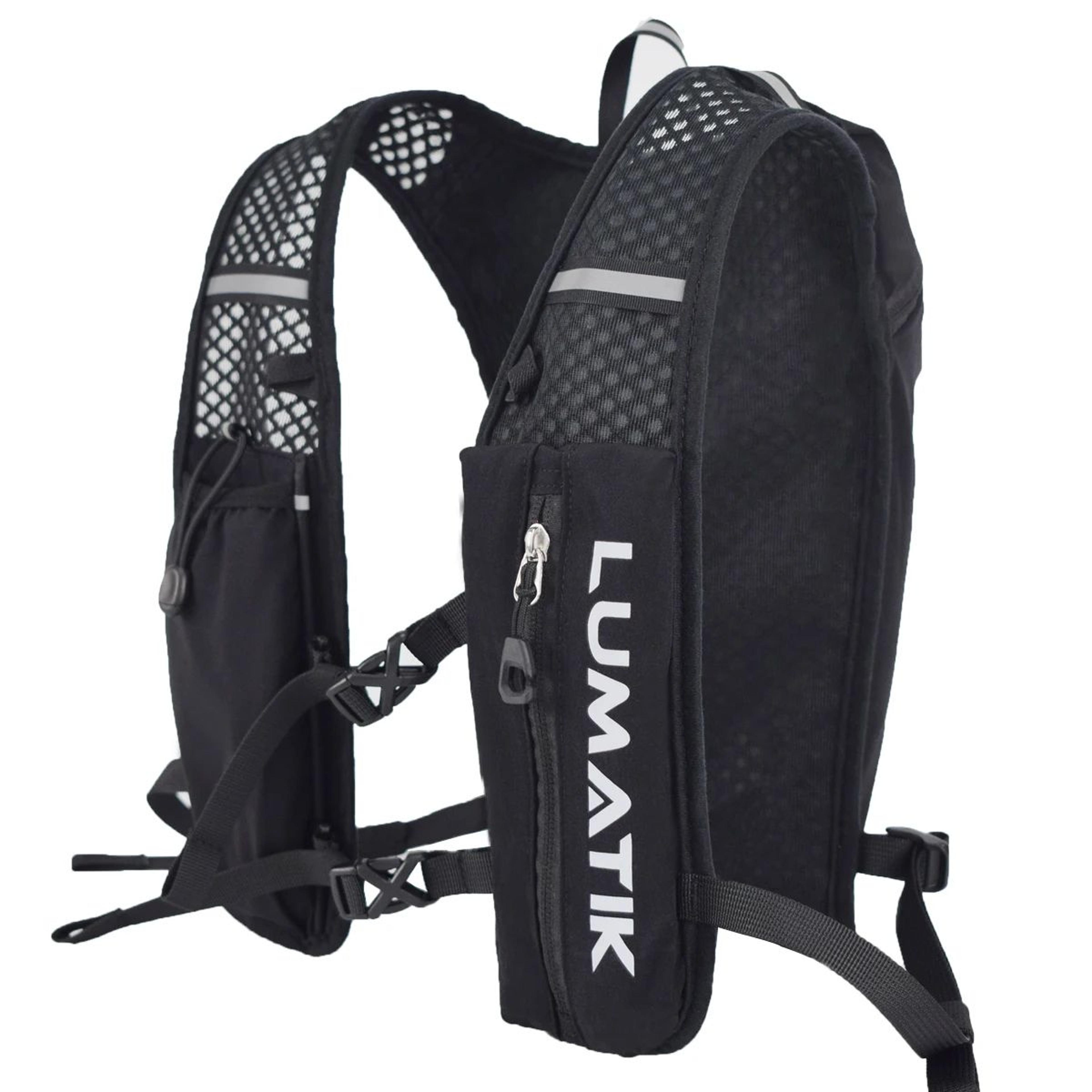 LUMATIK Ultralight Hydration Backpack Trail Running Water Pack For Hiking And Cycling 6