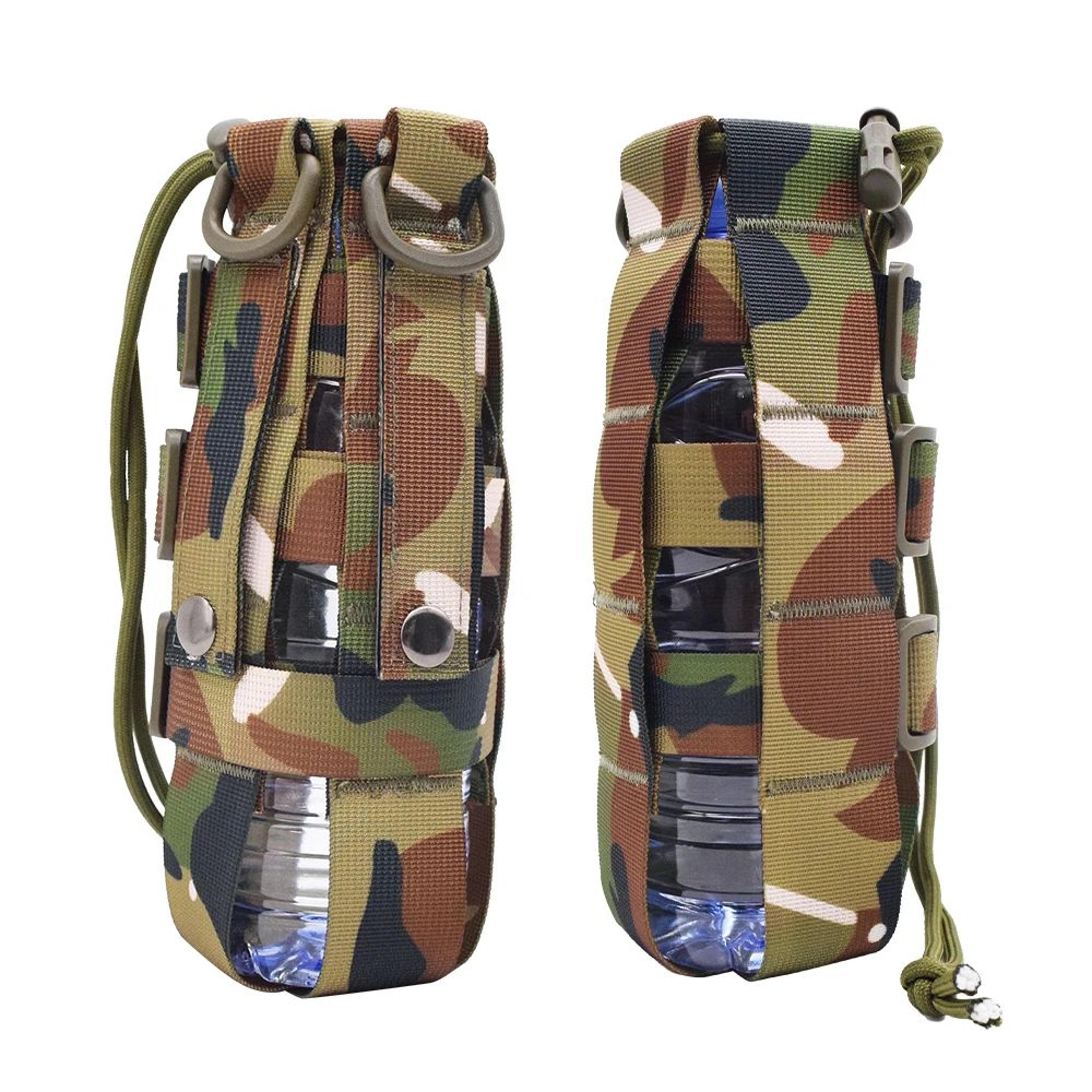 portable molle water bottle pouch outdoor bottle holder for hiking camping and travel