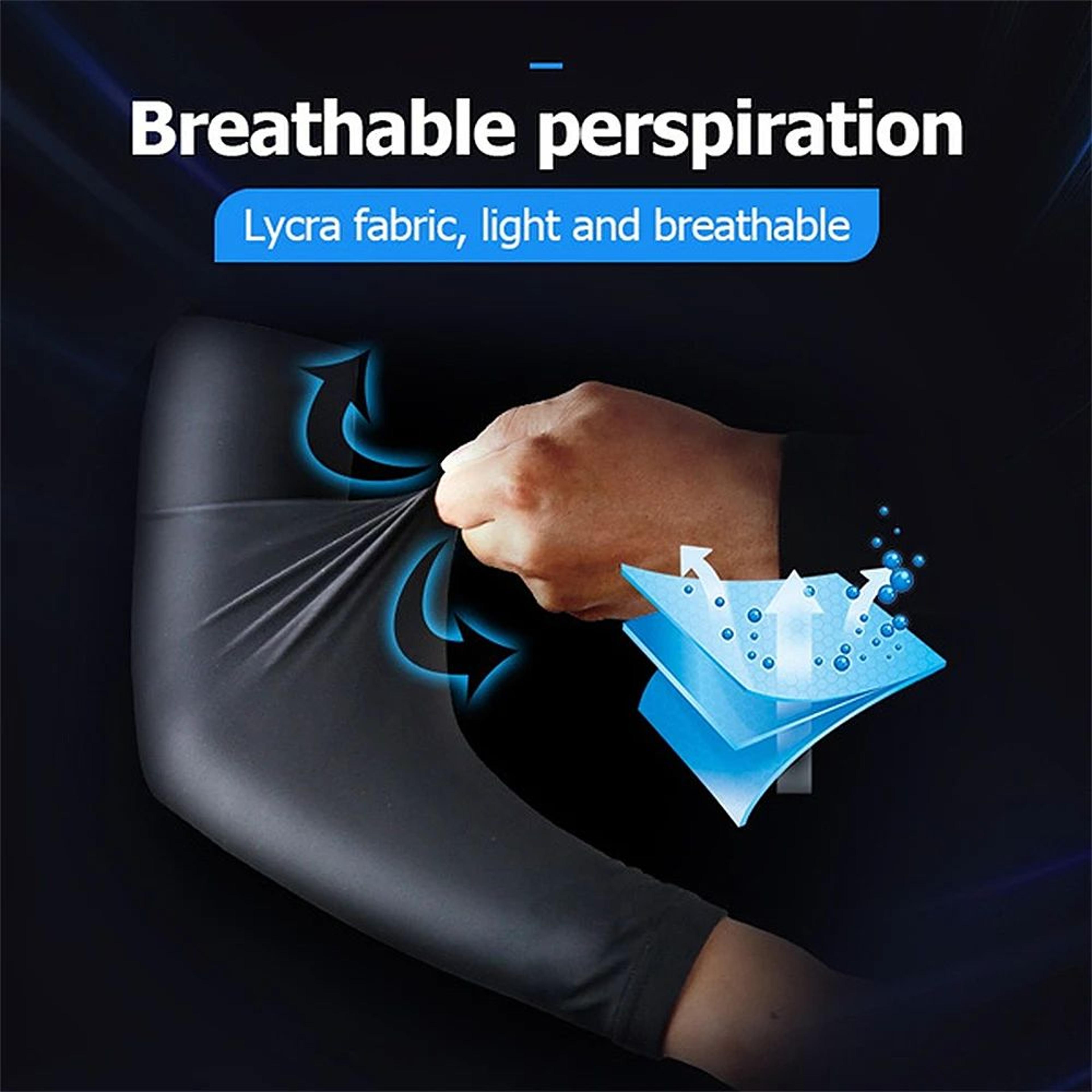 Cooling Compression Arm Sleeve With UV Sun Protection For Running Cycling And Sports 4