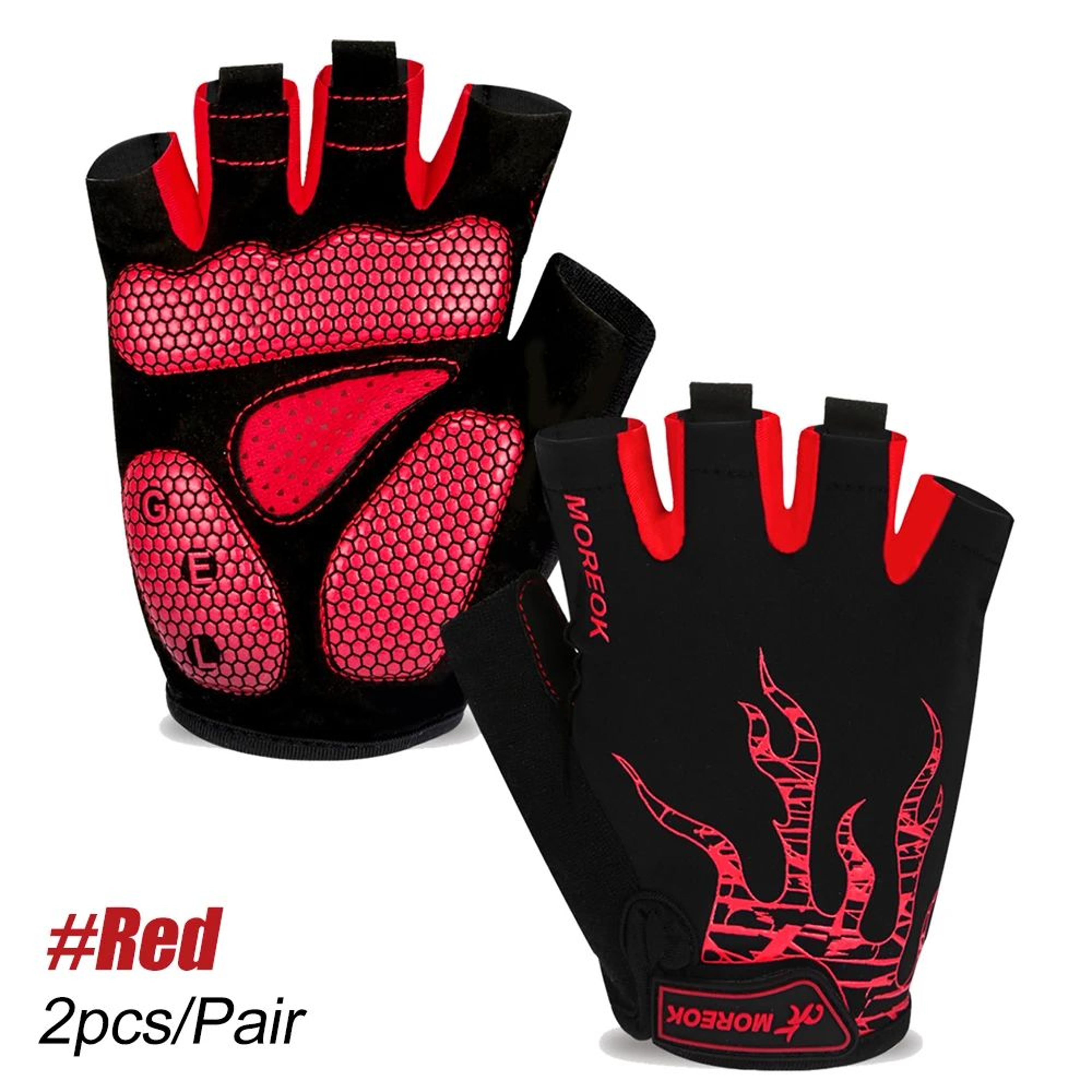 Half Finger Cycling Gloves With 5 Mm Gel Padding For Road Bike MTB And Fitness Training 9