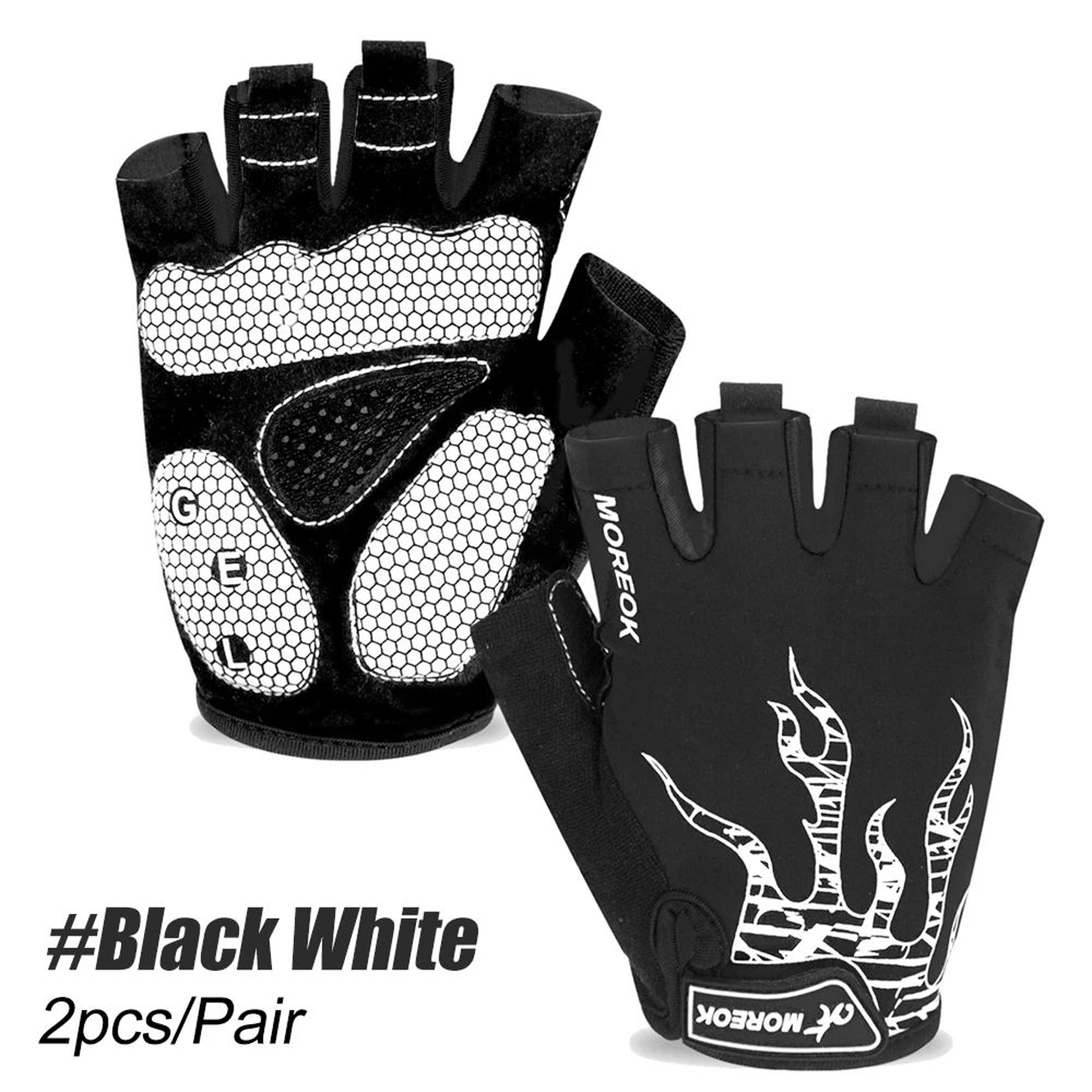 Half Finger Cycling Gloves With 5 Mm Gel Padding For Road Bike MTB And Fitness Training 7