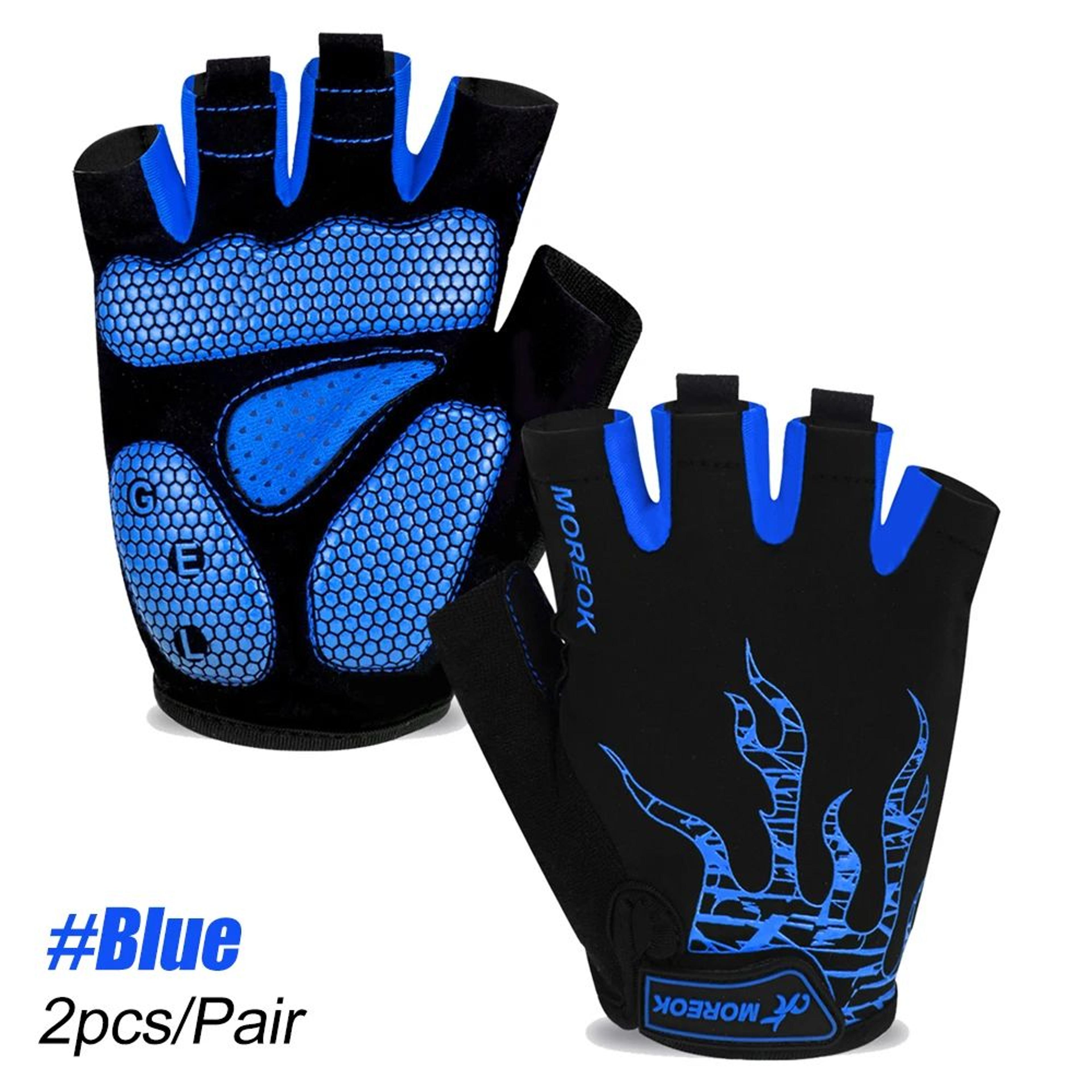Half Finger Cycling Gloves With 5 Mm Gel Padding For Road Bike MTB And Fitness Training 8
