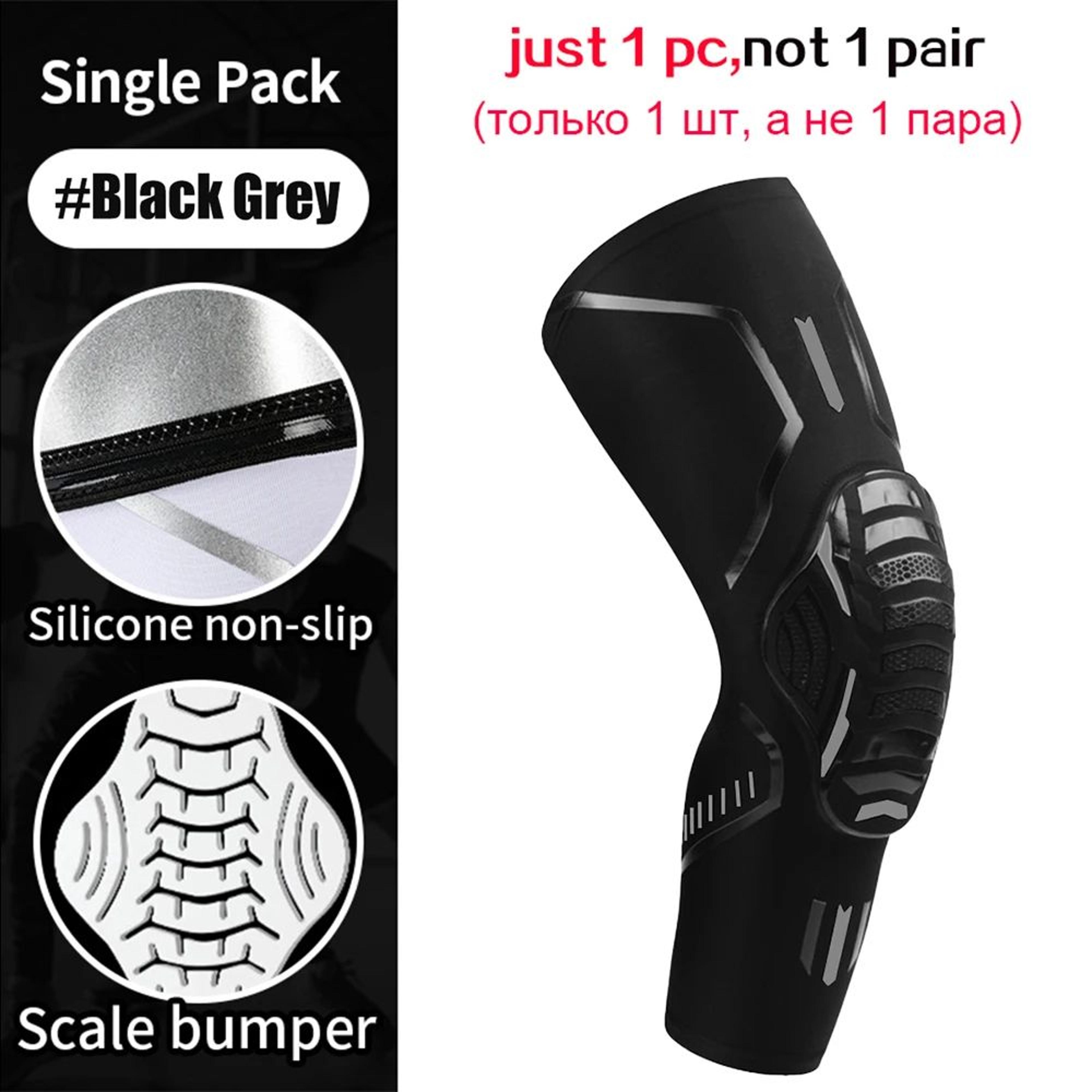 Compression Knee Brace Sleeve With Shock Absorbing Support For Running Fitness And Daily Activities 8