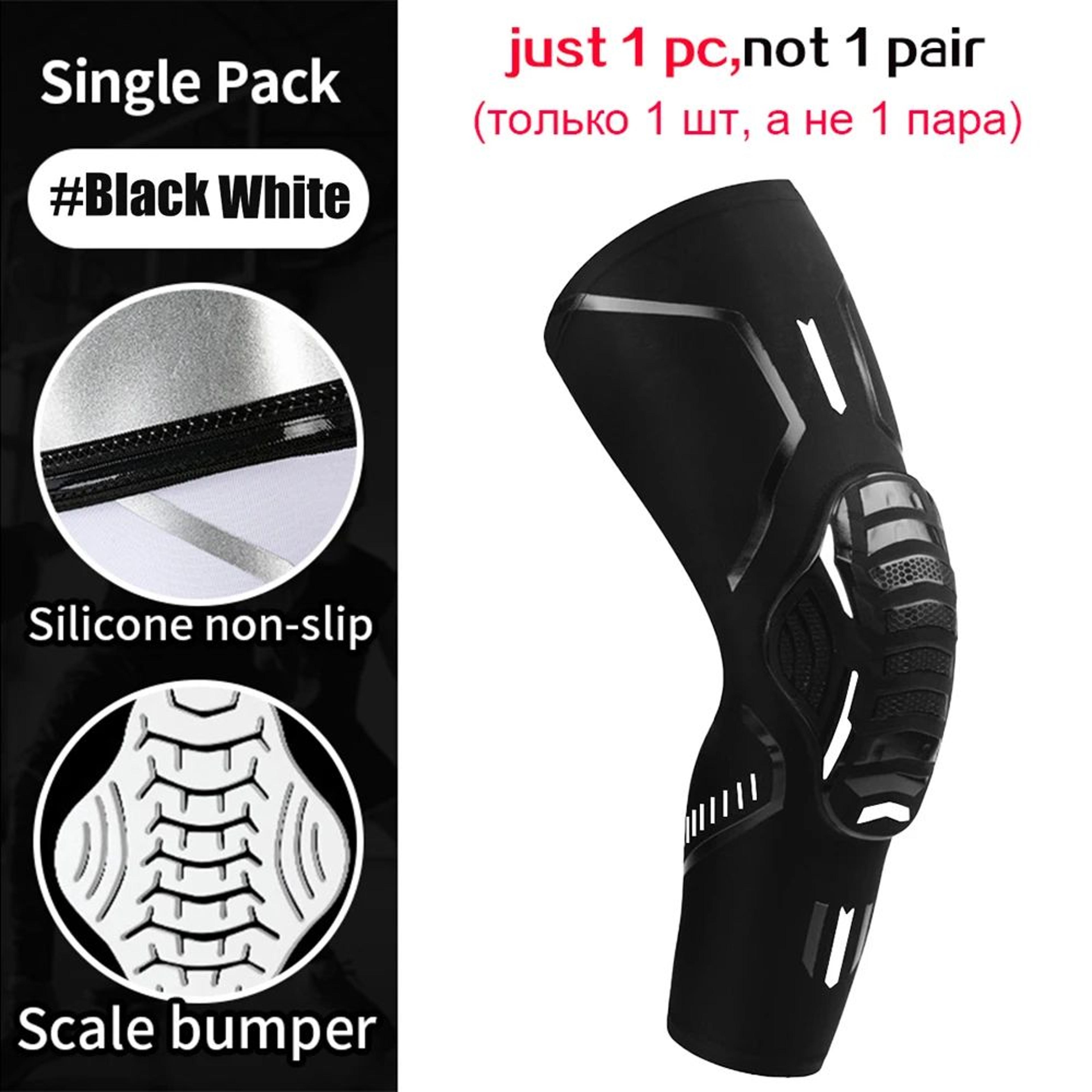 Compression Knee Brace Sleeve With Shock Absorbing Support For Running Fitness And Daily Activities 10