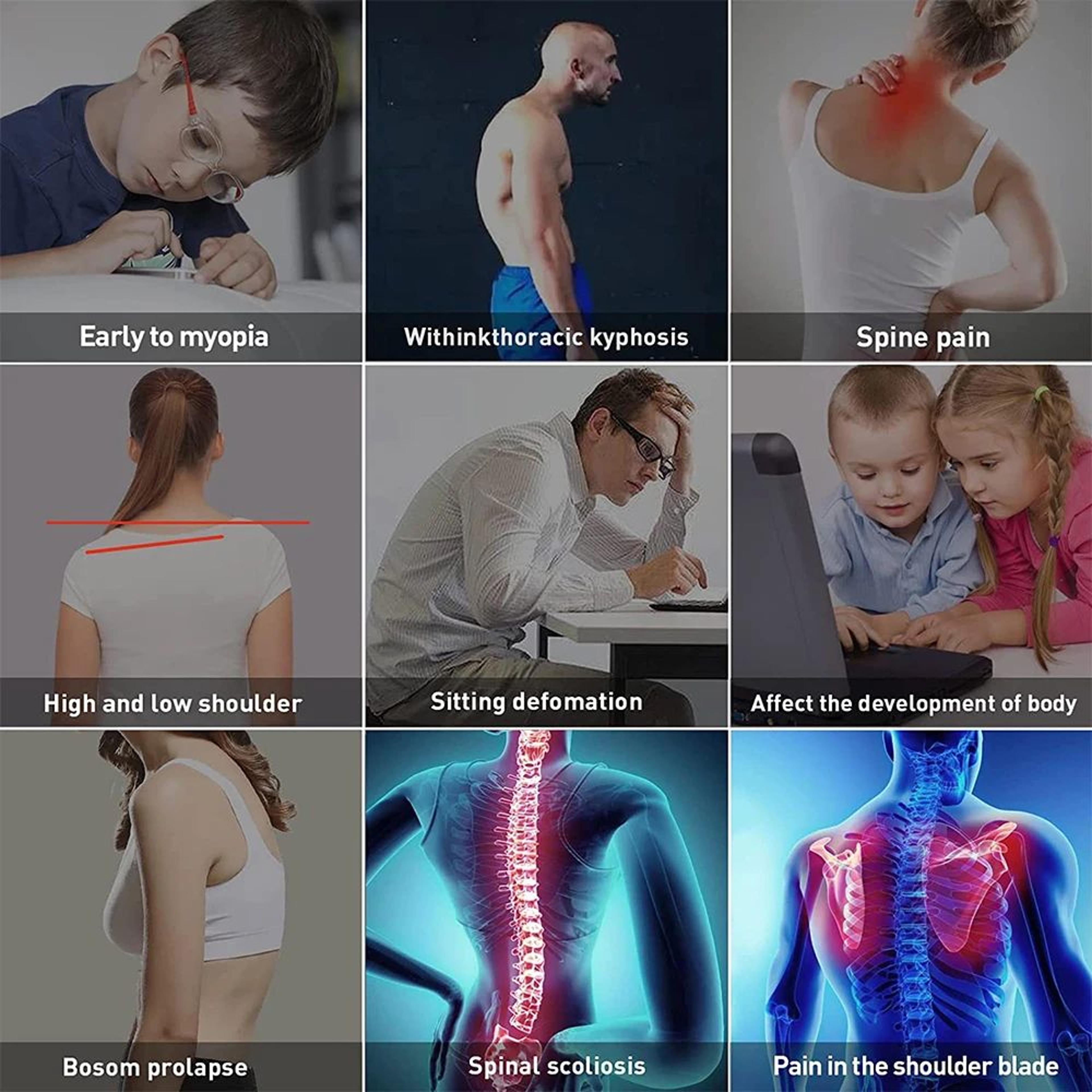Adjustable Back Posture Corrector Brace With Shoulder Support For Men Women Teens And Seniors 1
