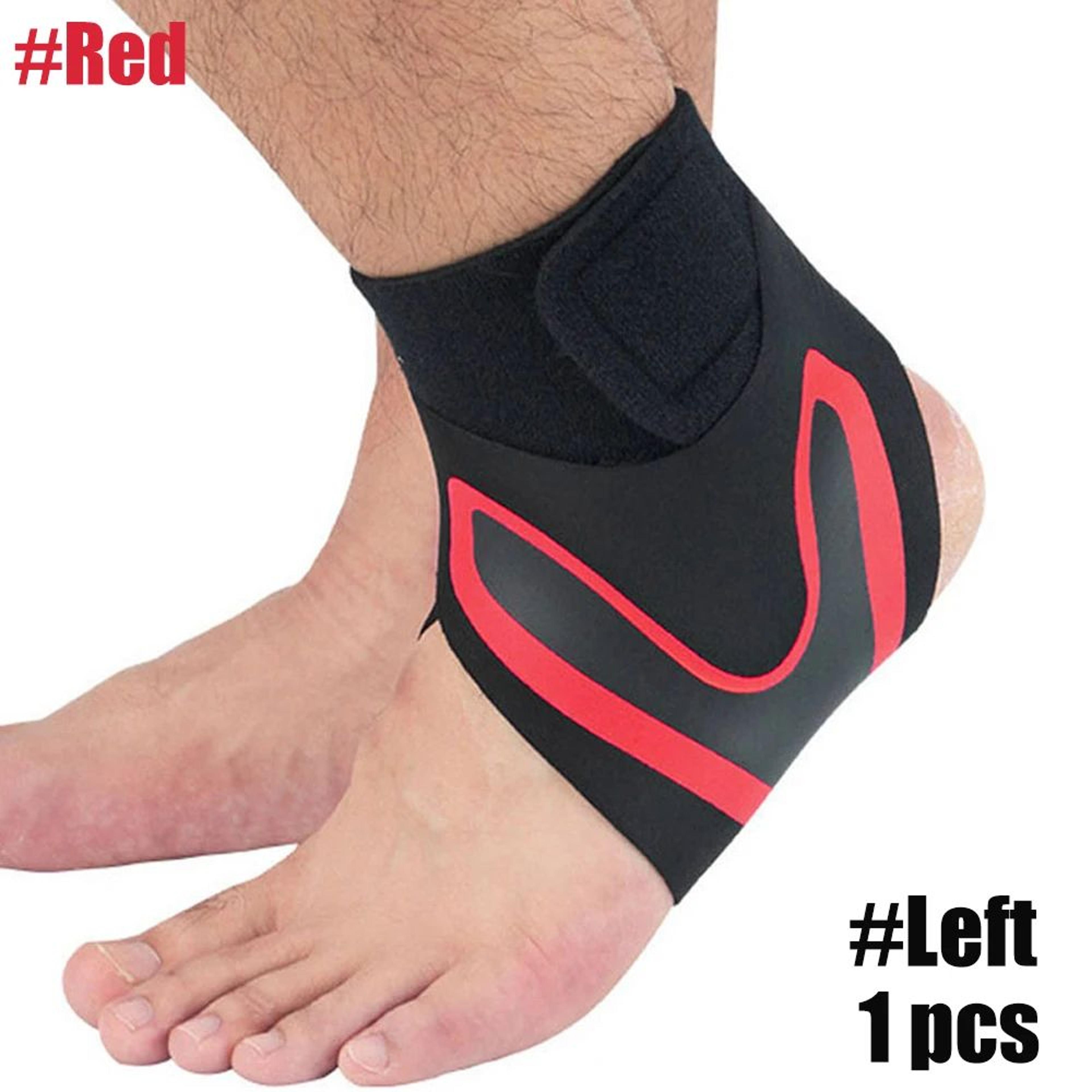 Compression Ankle Support Sleeve For Left Or Right Foot With Heel Protection 14
