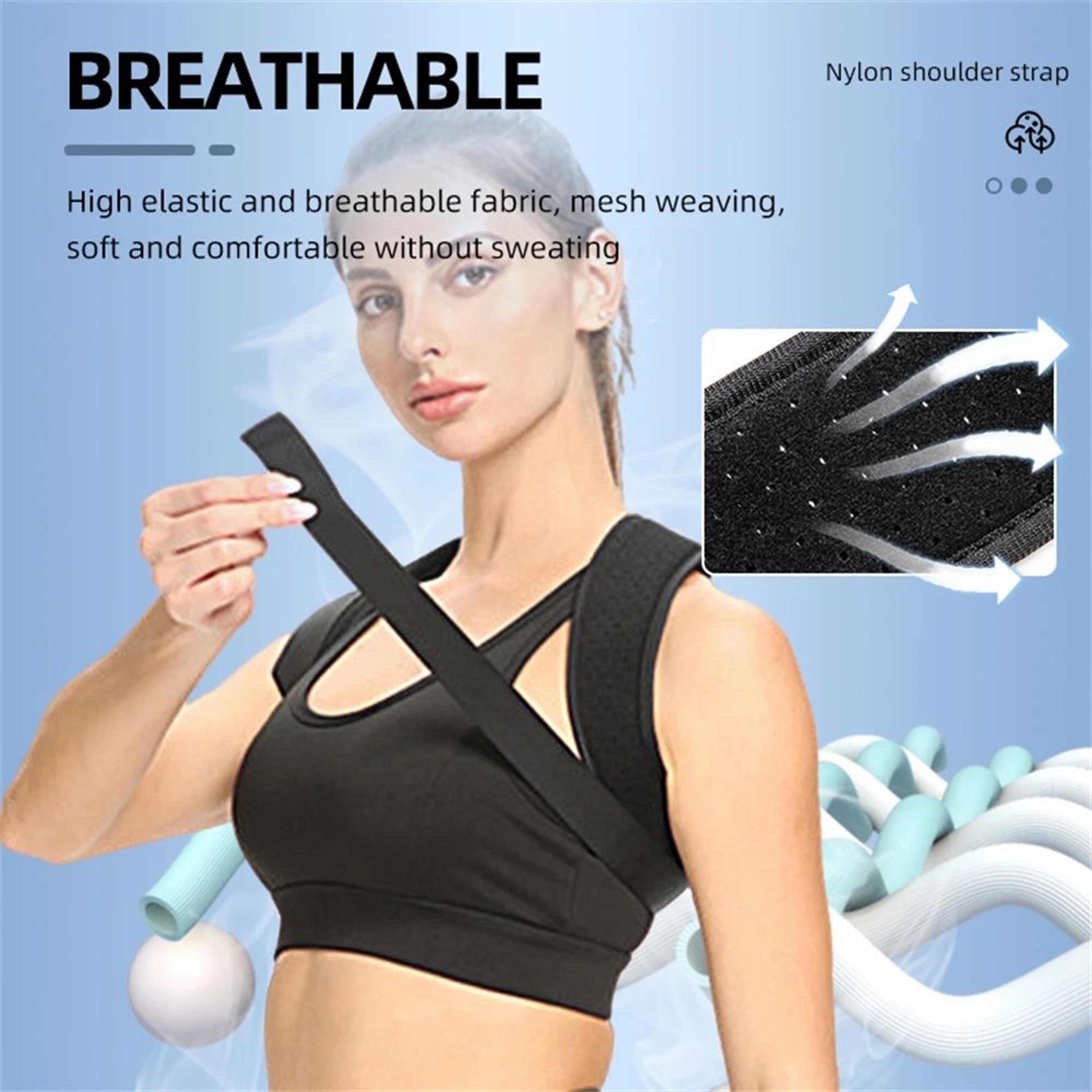 Adjustable Back Posture Corrector Belt With Shoulder And Spine Support For Men And Women 4