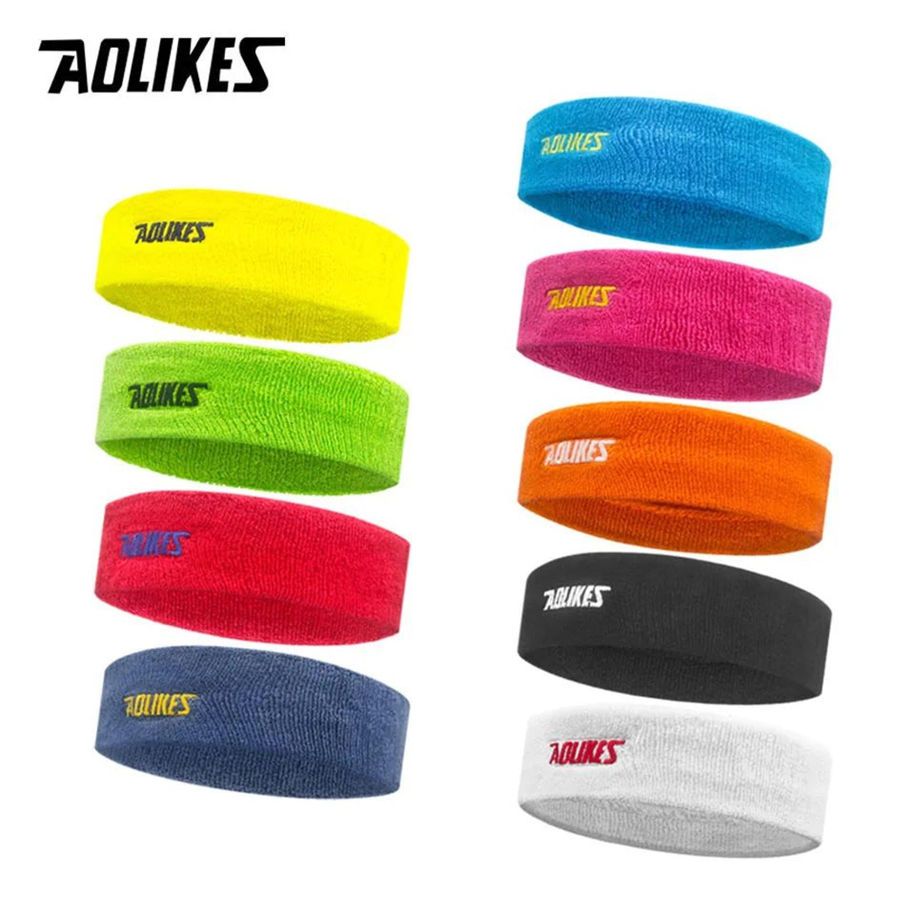 cotton sports sweat headband for running yoga and gym