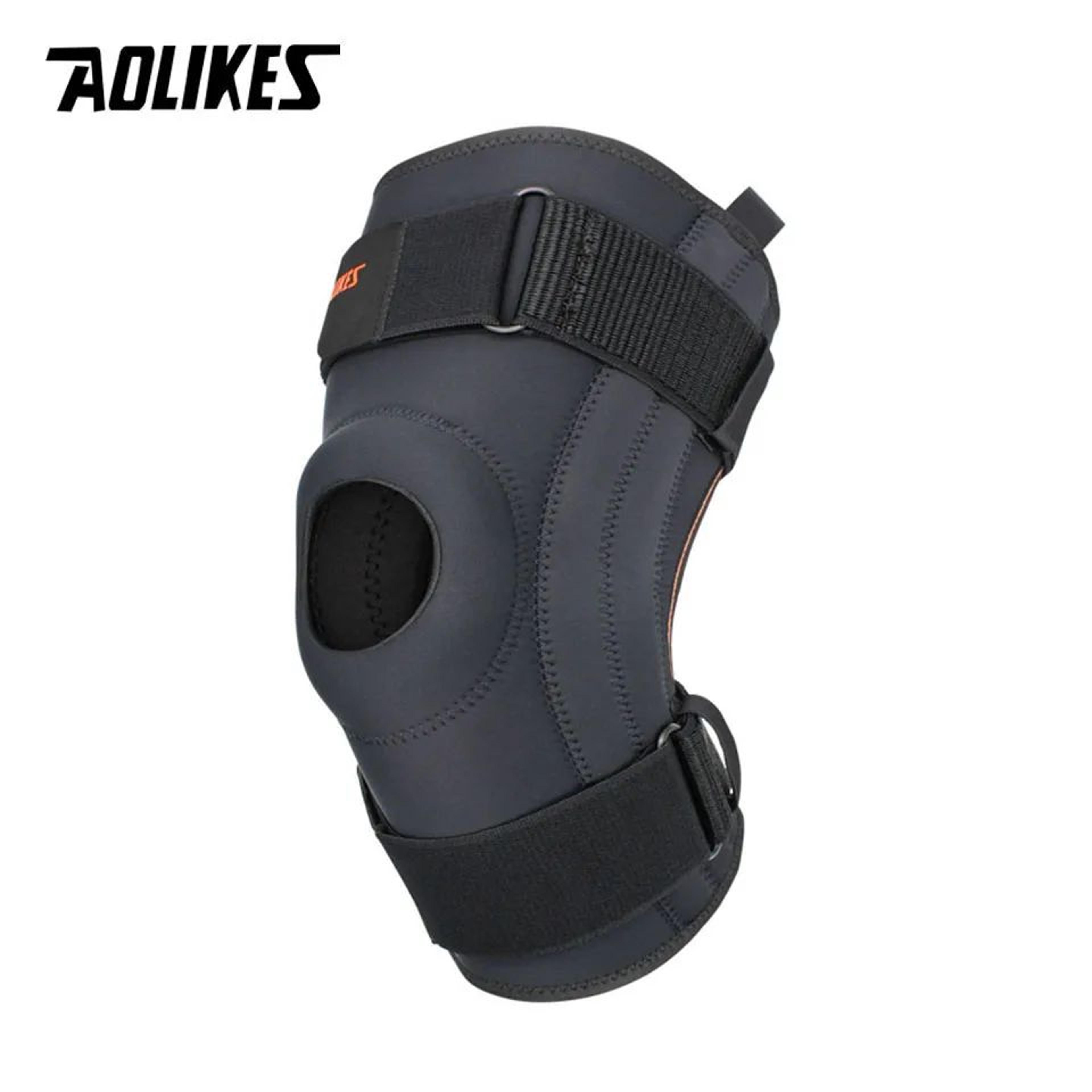 AOLIKES Knee Brace With Side Stabilizers And Gel Patella Support 7