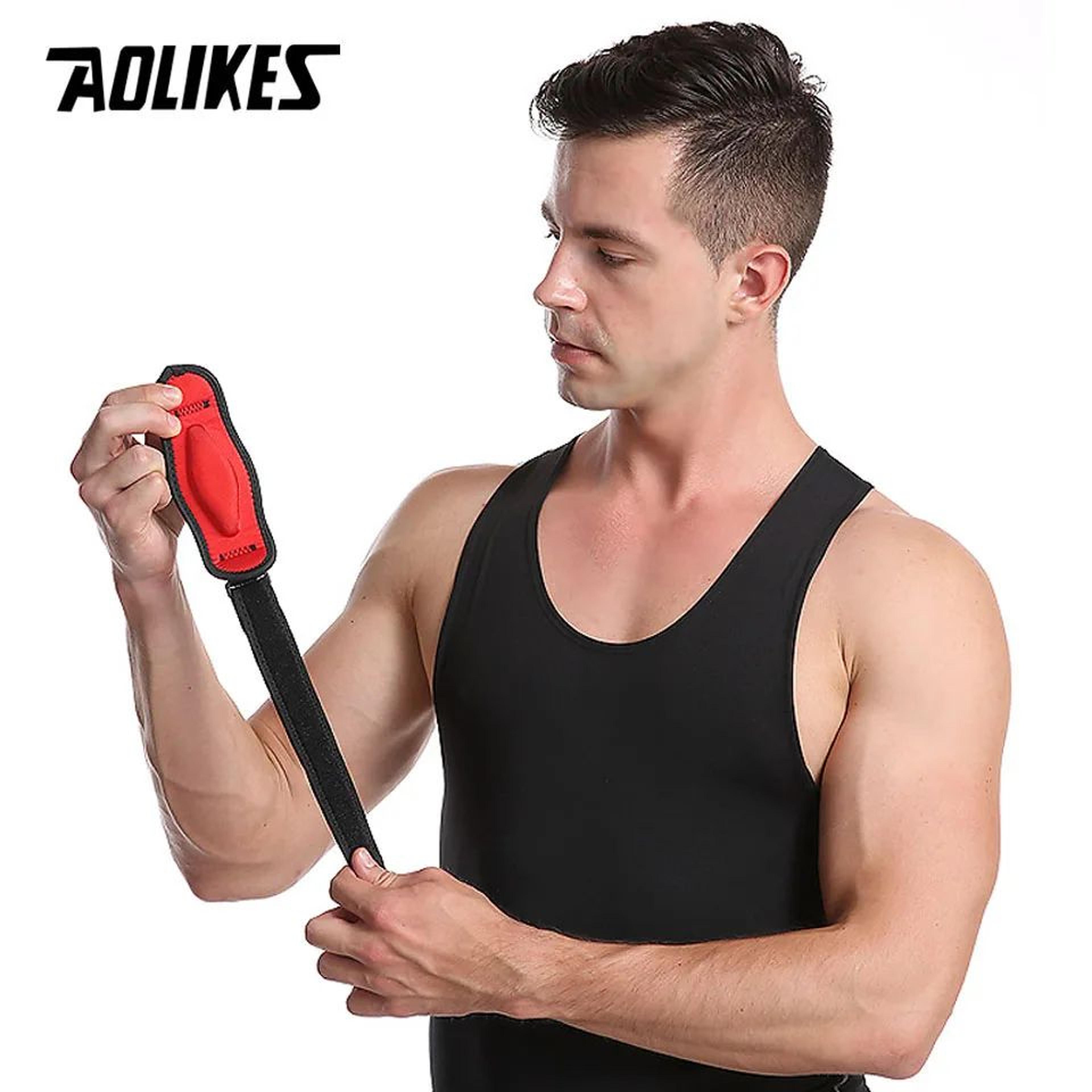 AOLIKES Adjustable Elbow Support Strap For Tennis Golf And Sports Relief 3