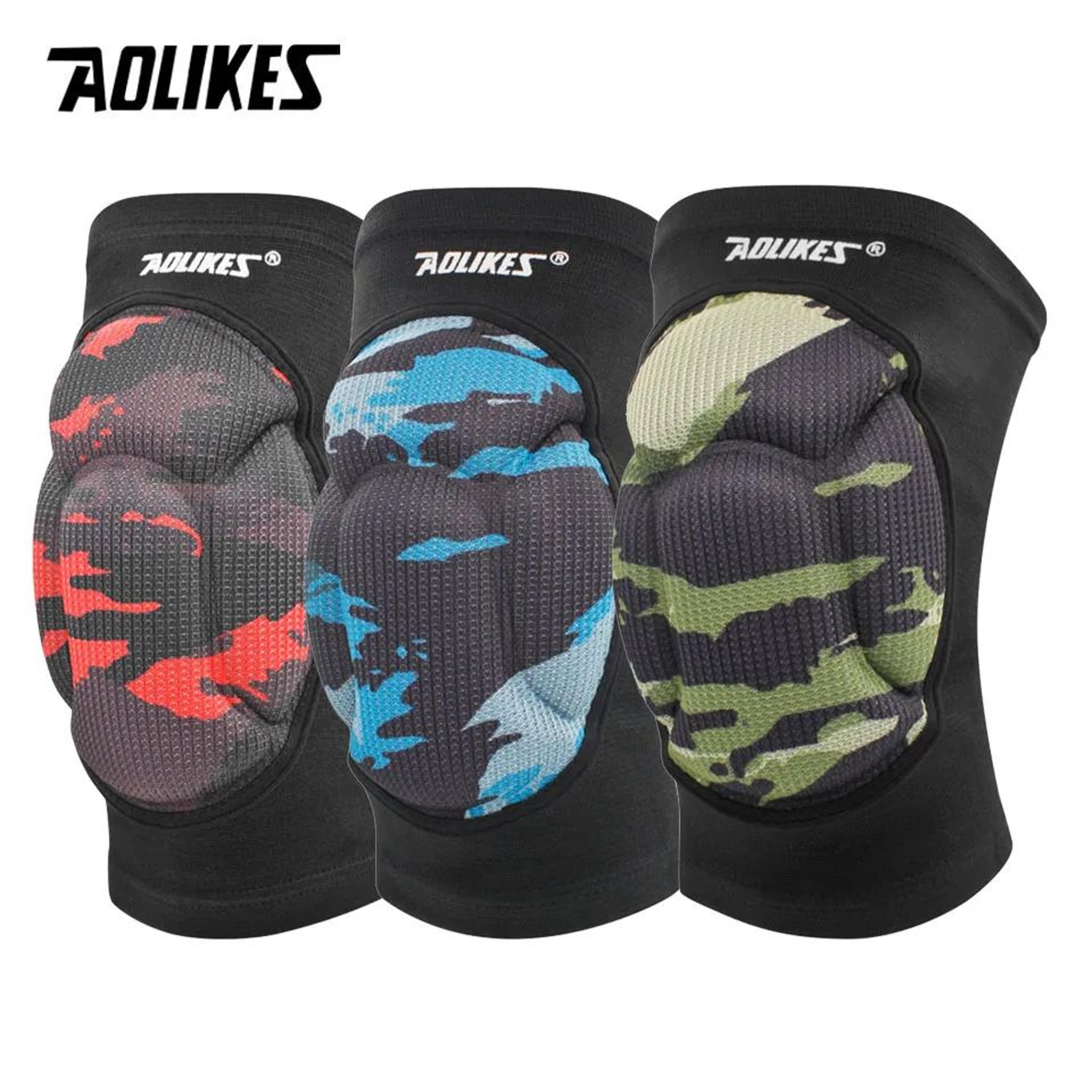 aolikes thick sponge knee pads for basketball volleyball and sports protection