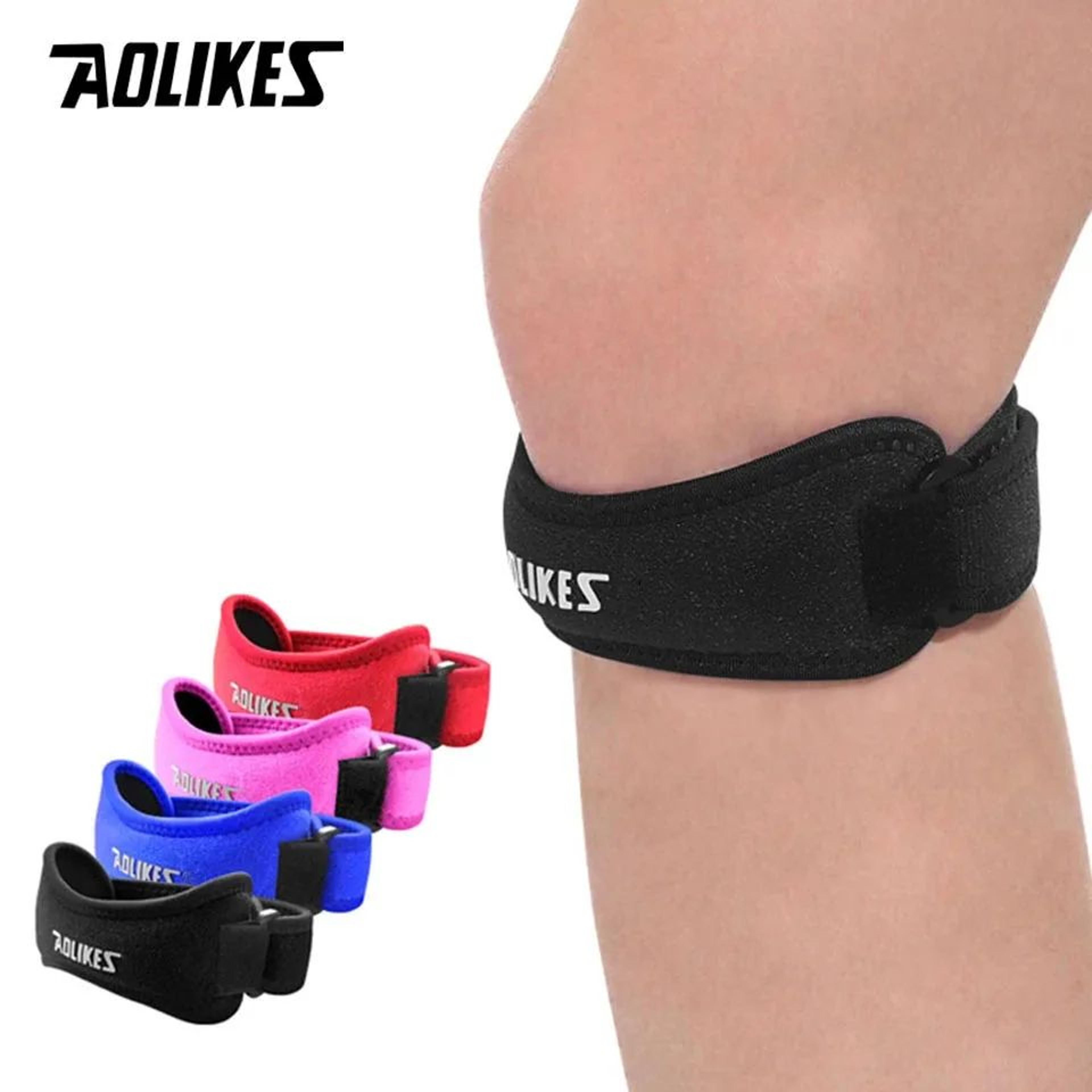 aolikes adjustable patella knee brace strap for sports support and knee stability