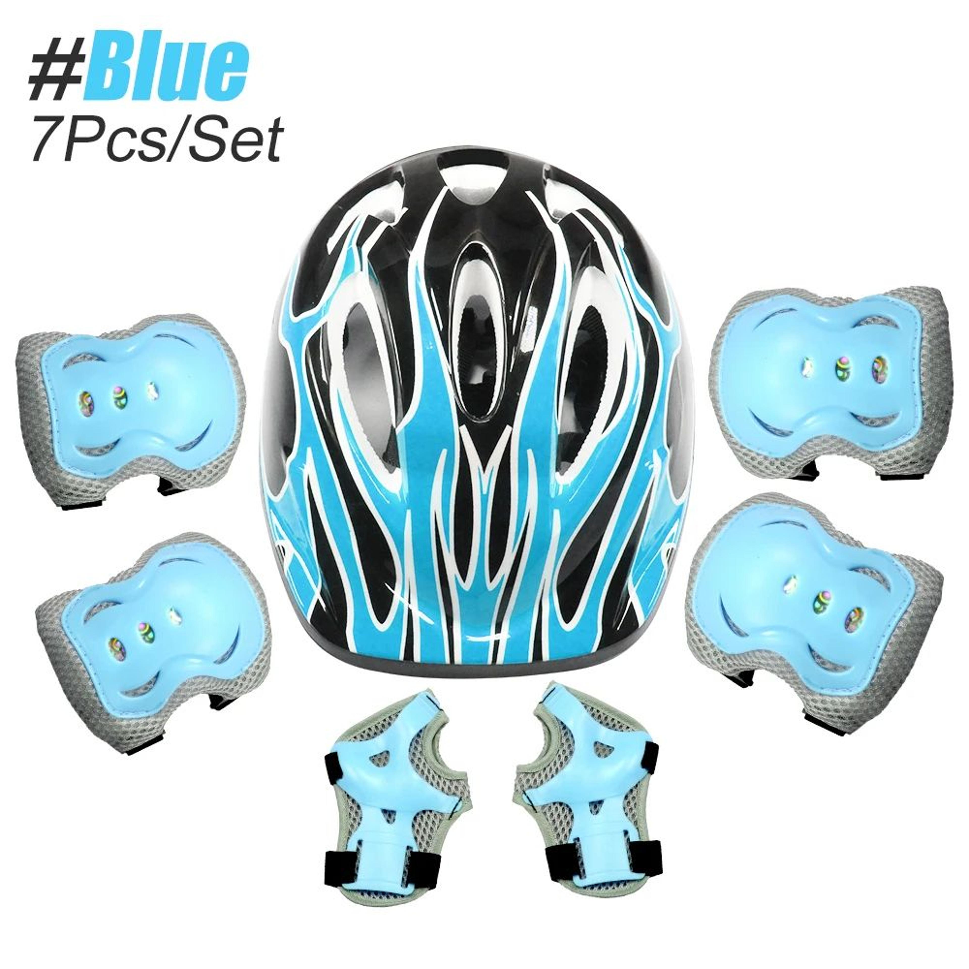 Protective Knee Elbow Pads And Wrist Guard Set 7