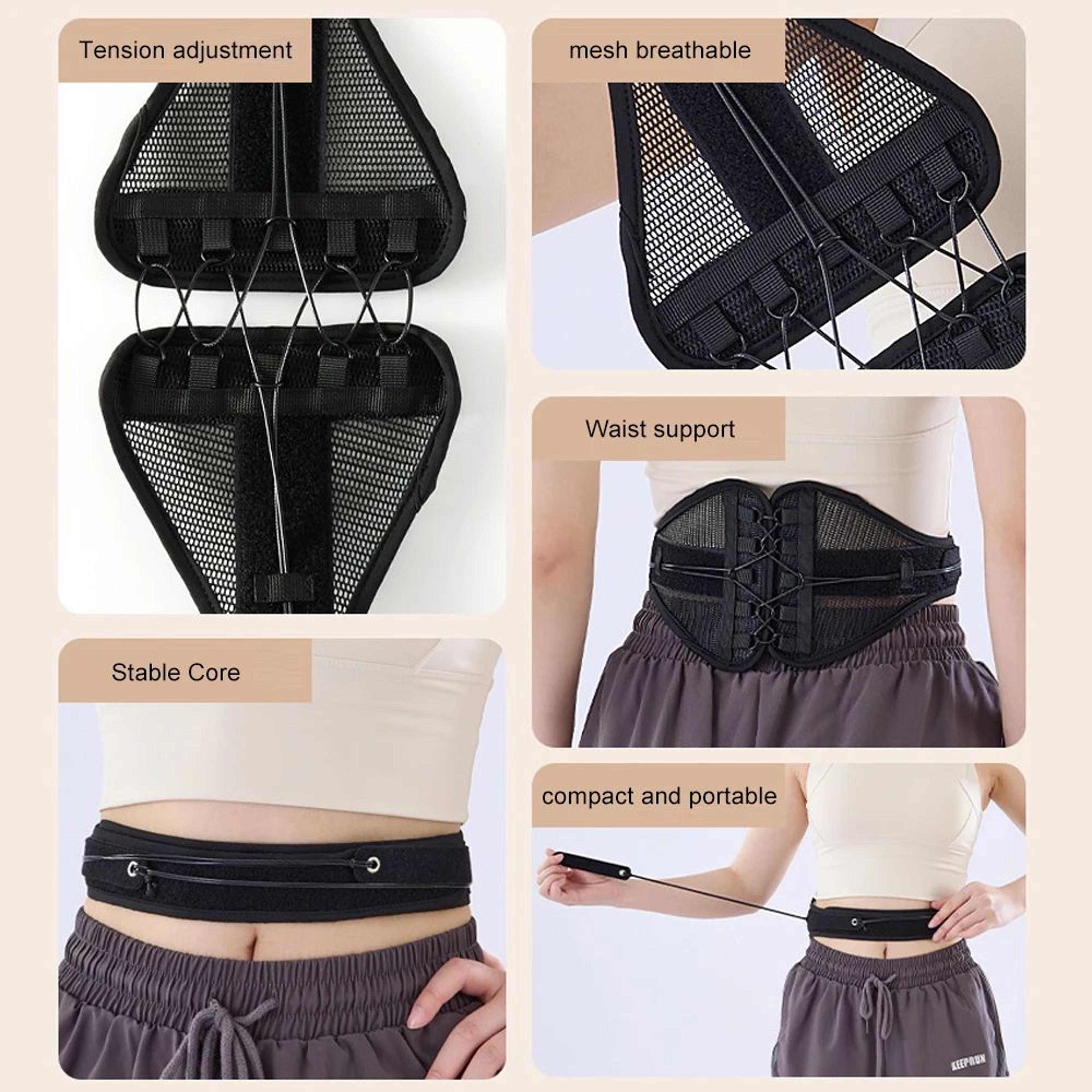 Adjustable Lower Back Brace Lumbar Support Belt 4
