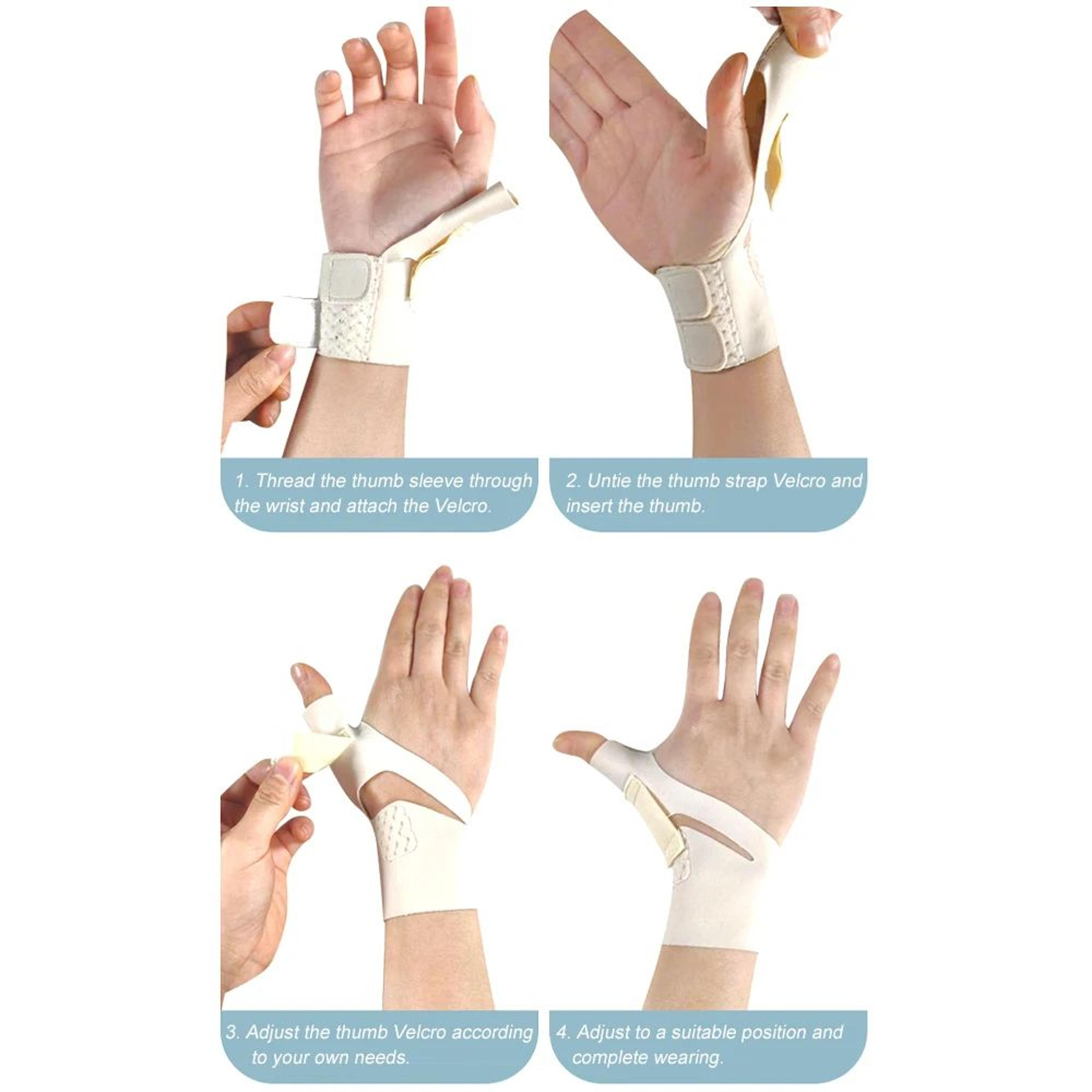 Adjustable Thumb Brace With Spica Splint Support 3