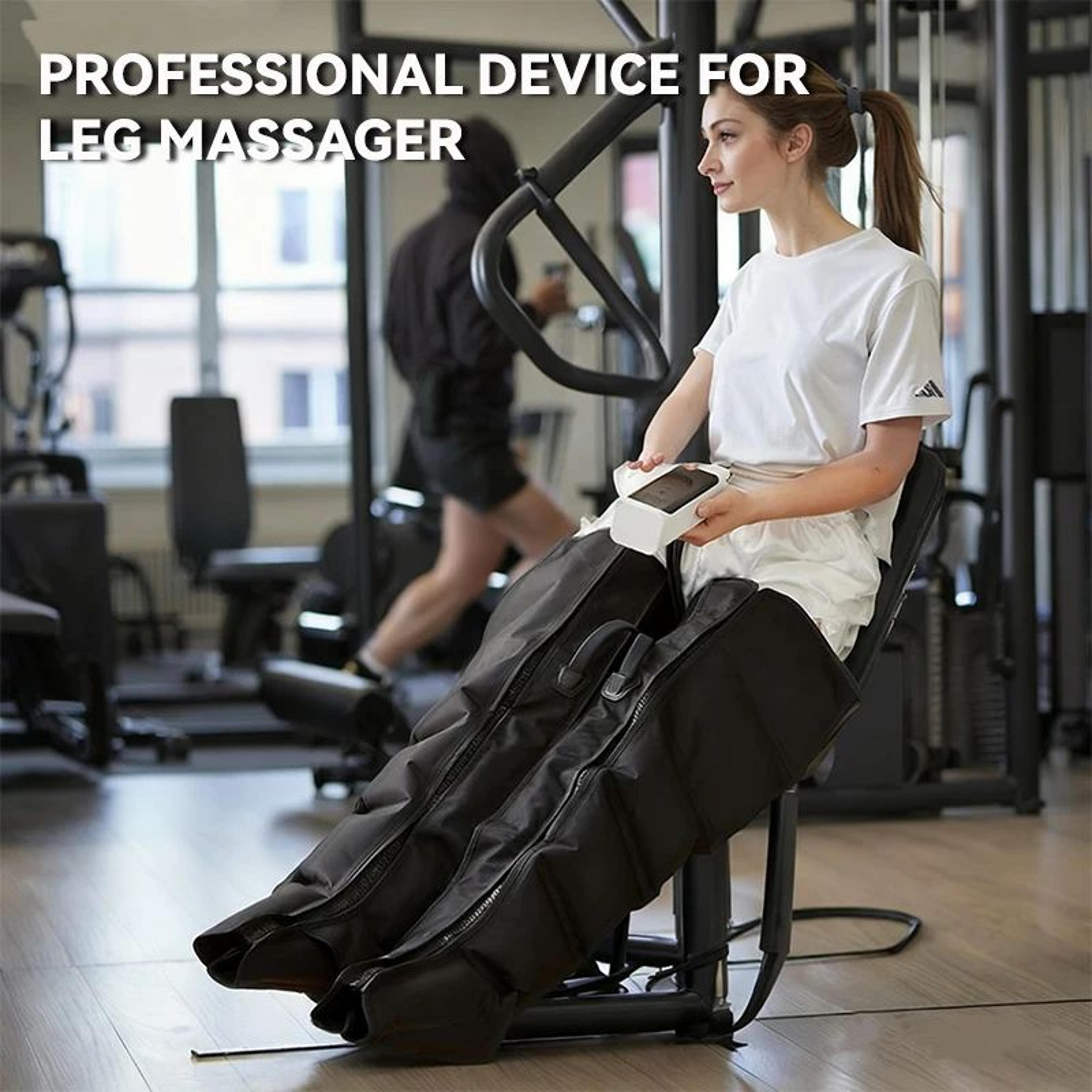 Professional Air Compression Leg Massager With Ergonomic Wraps 5