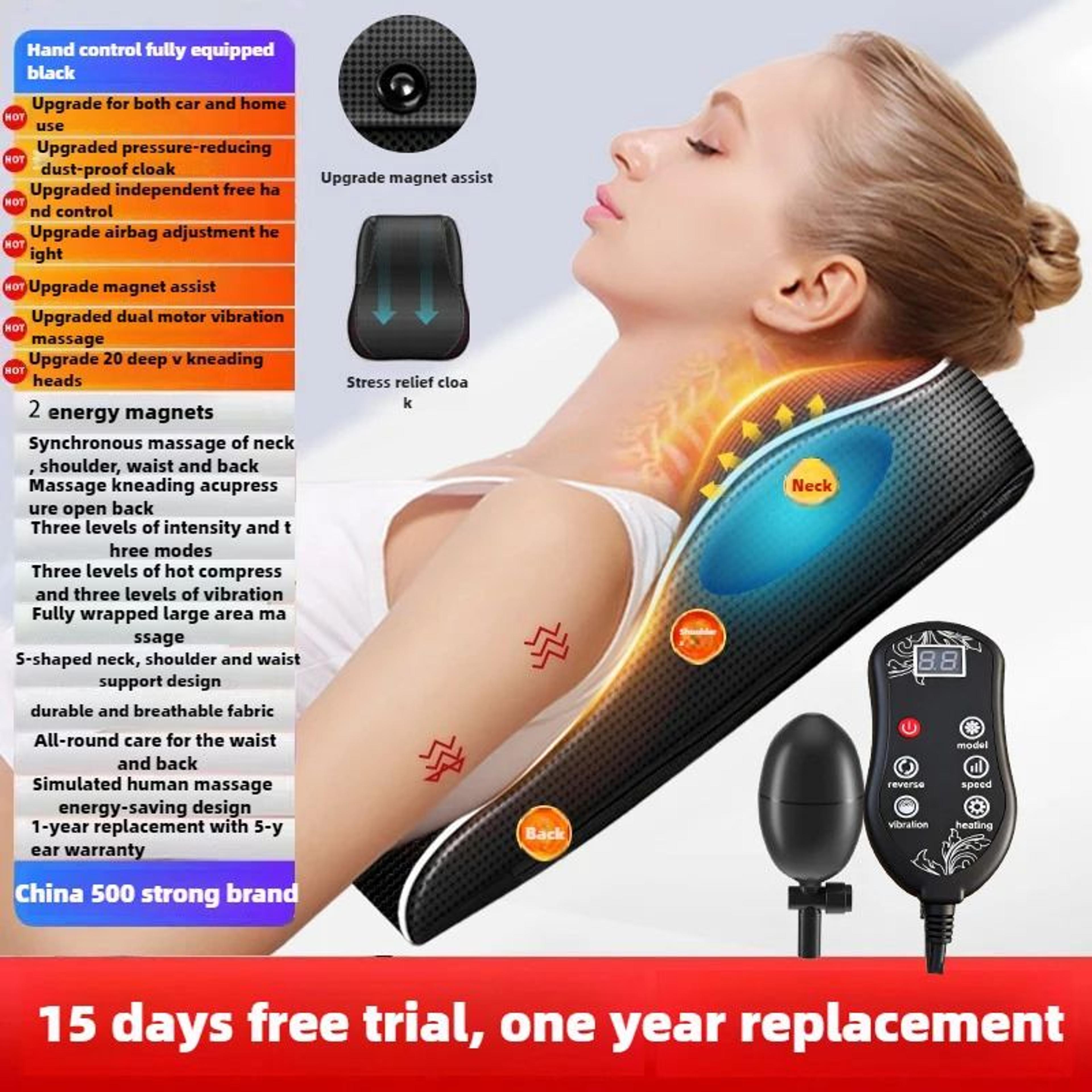 Electric Cervical Massage Pillow With Heat And Air Compression 9