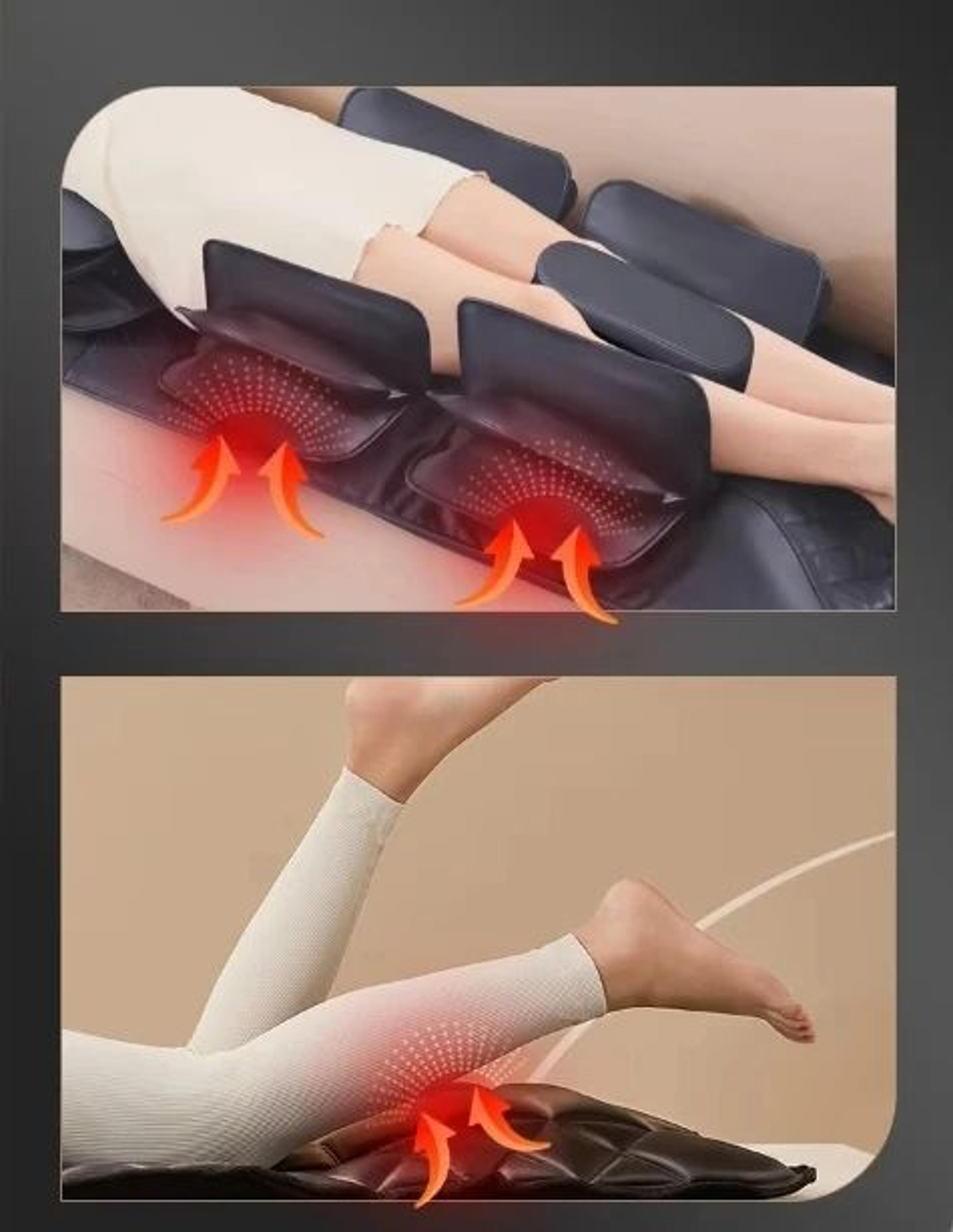 Full Body Massage Mat With Heat Lumbar Traction And Neck Massage 2