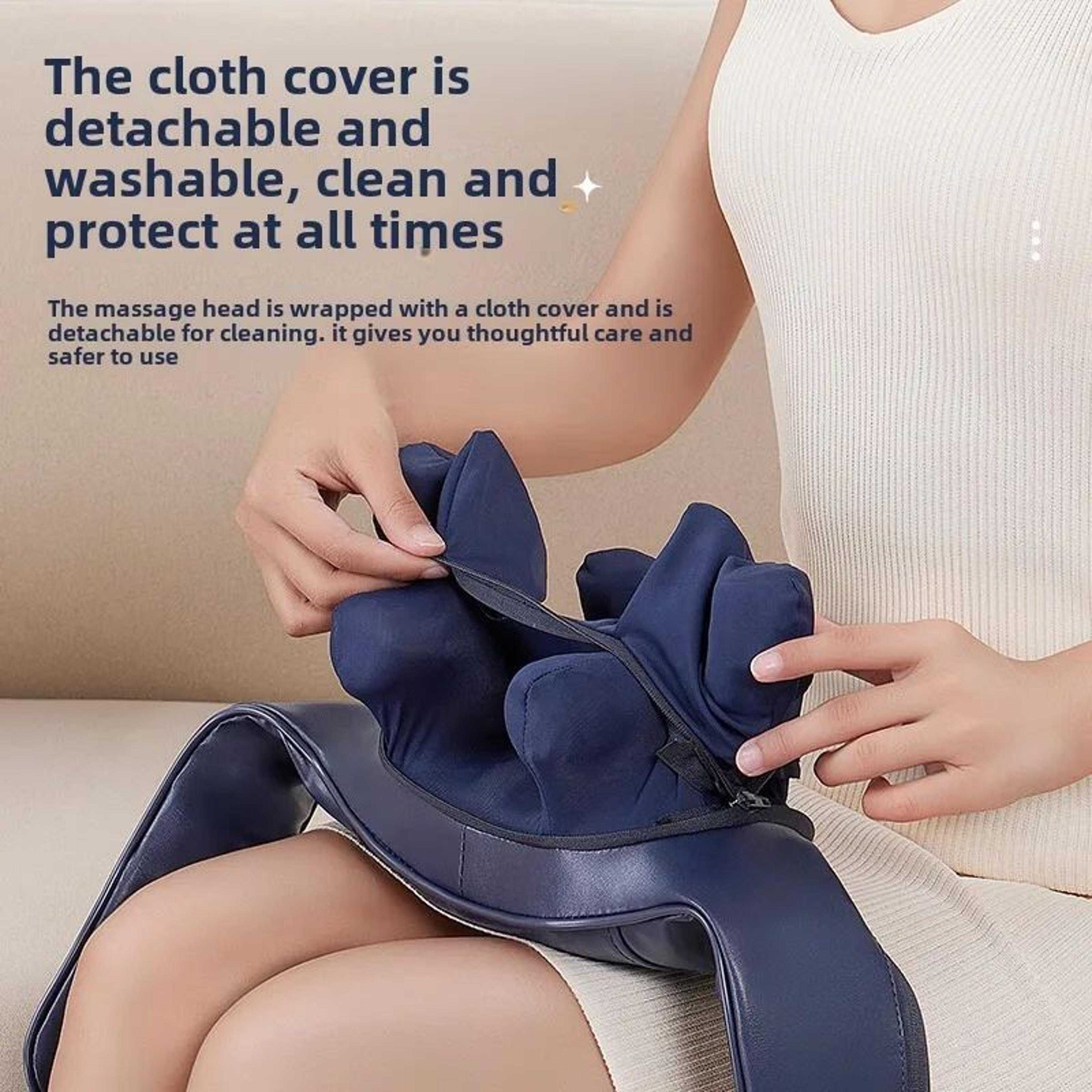 Wireless Neck Back Massager With Shoulder Kneading Massage 4