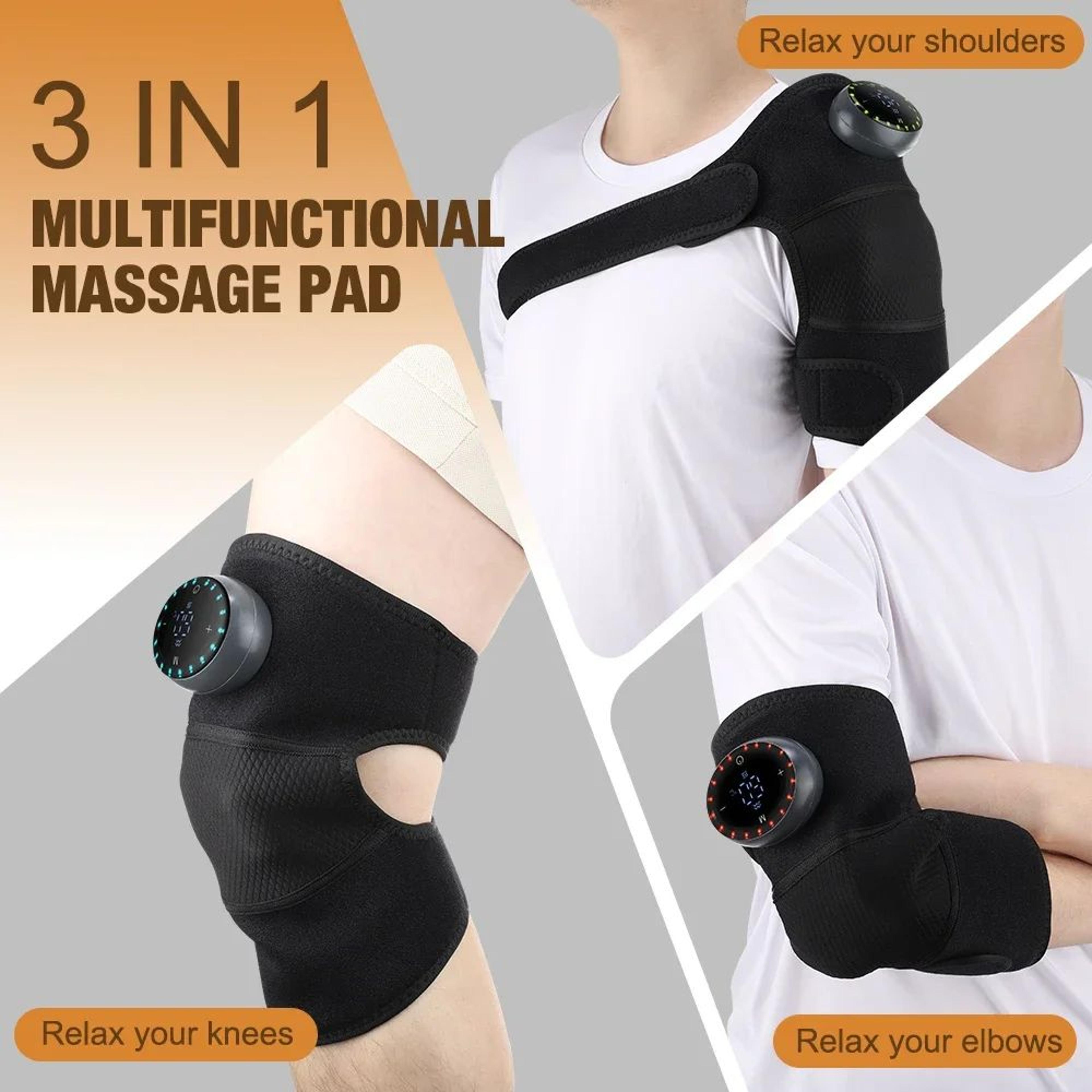 3 In 1 Cordless Heated Knee Massager With Vibration For Knee Shoulder And Leg 4
