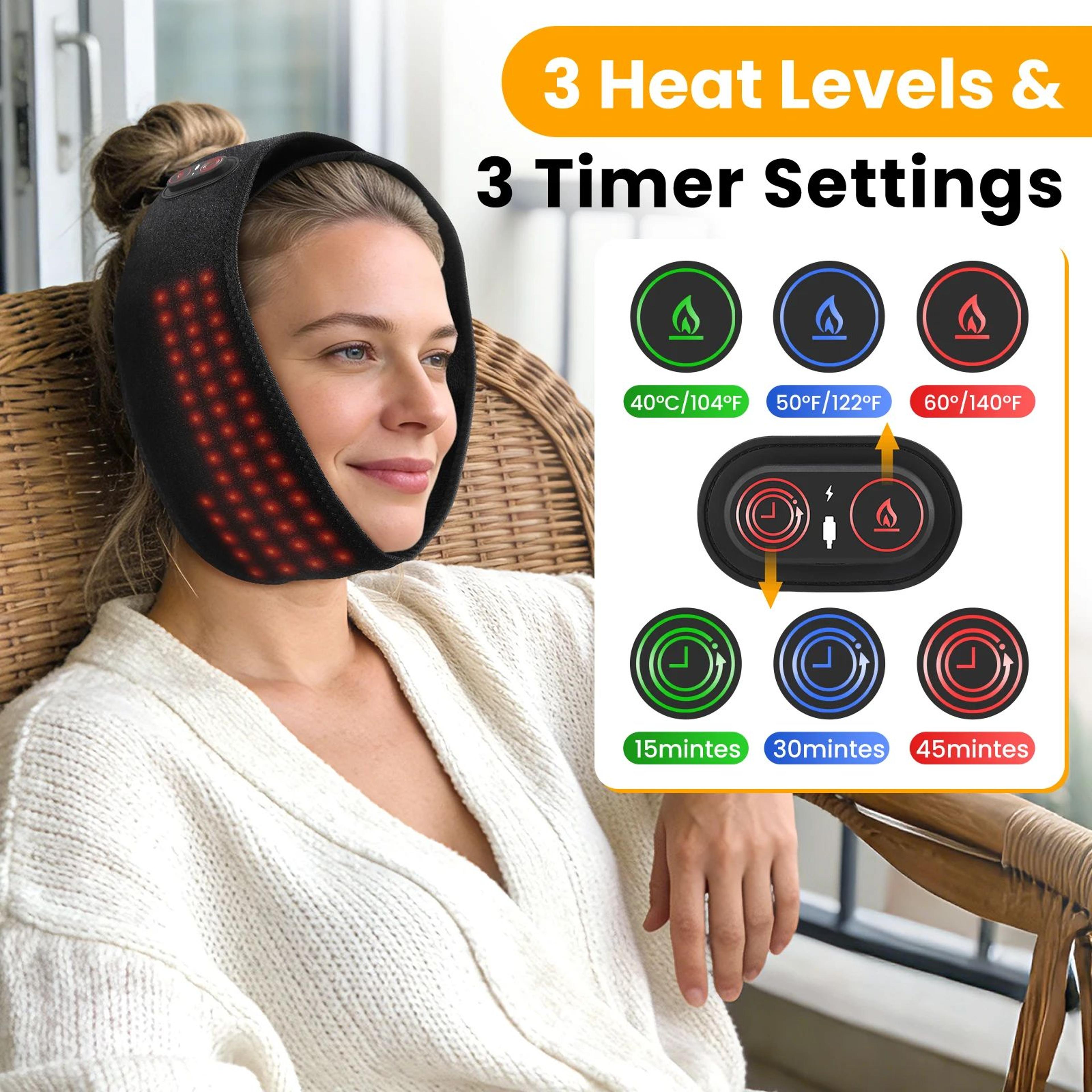 660nm LED Light Therapy Face Mask With 100 LEDs Wireless Rechargeable Skin Care Mask 3
