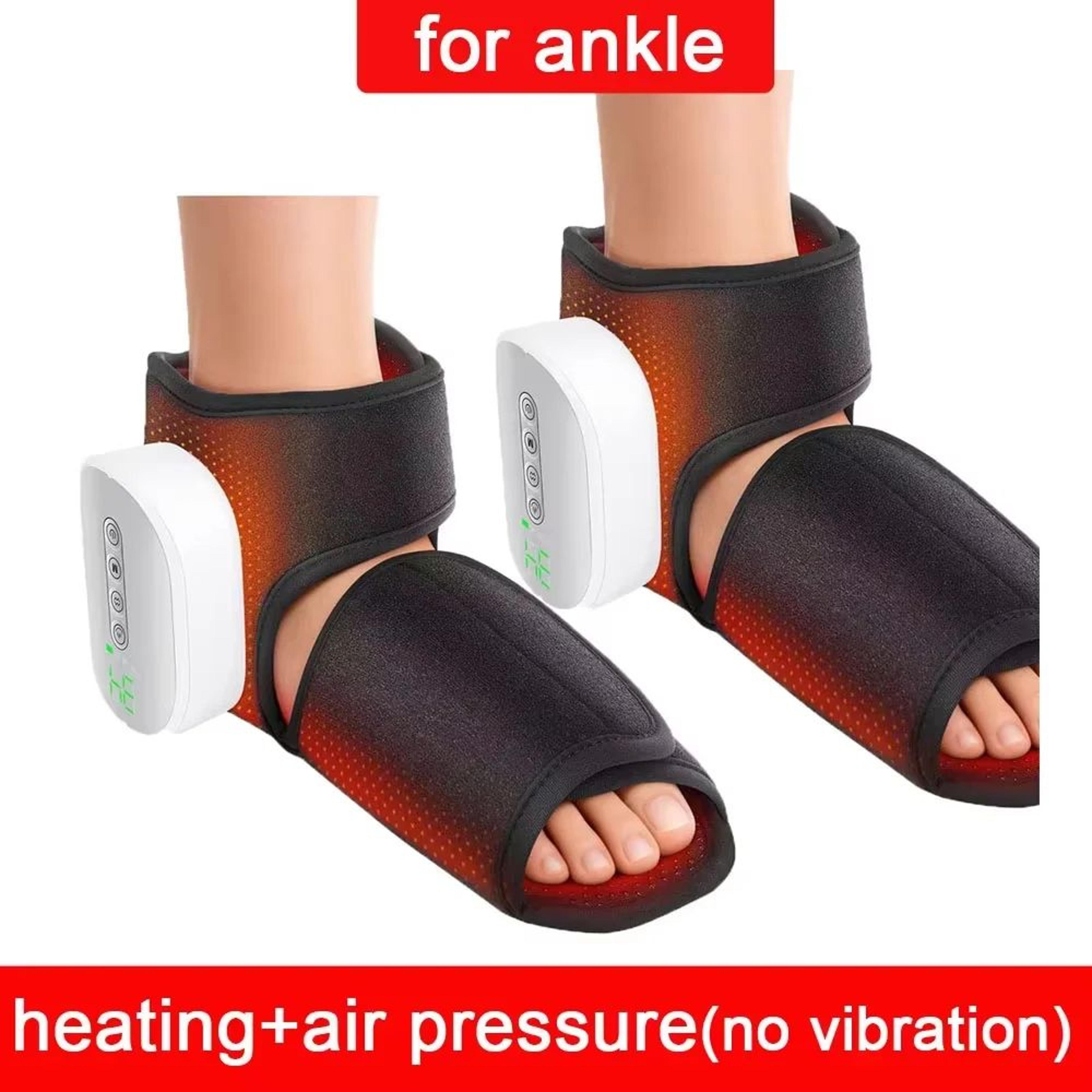 Cordless Heated Ankle Compression Massager With Air Compression Therapy 7
