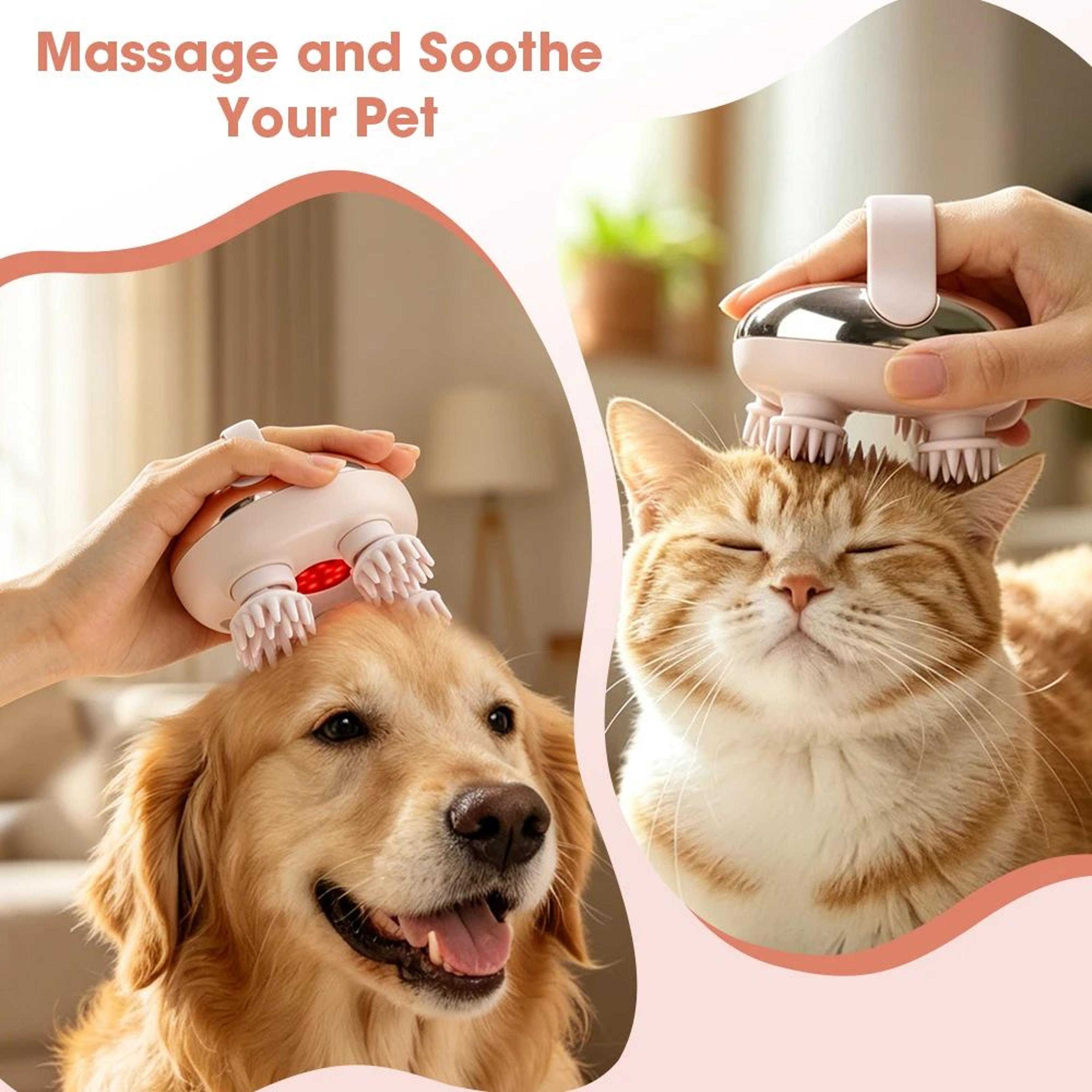 Electric Scalp Massager With Kneading Massage And Light Therapy Cordless Hair And Head Massager 3