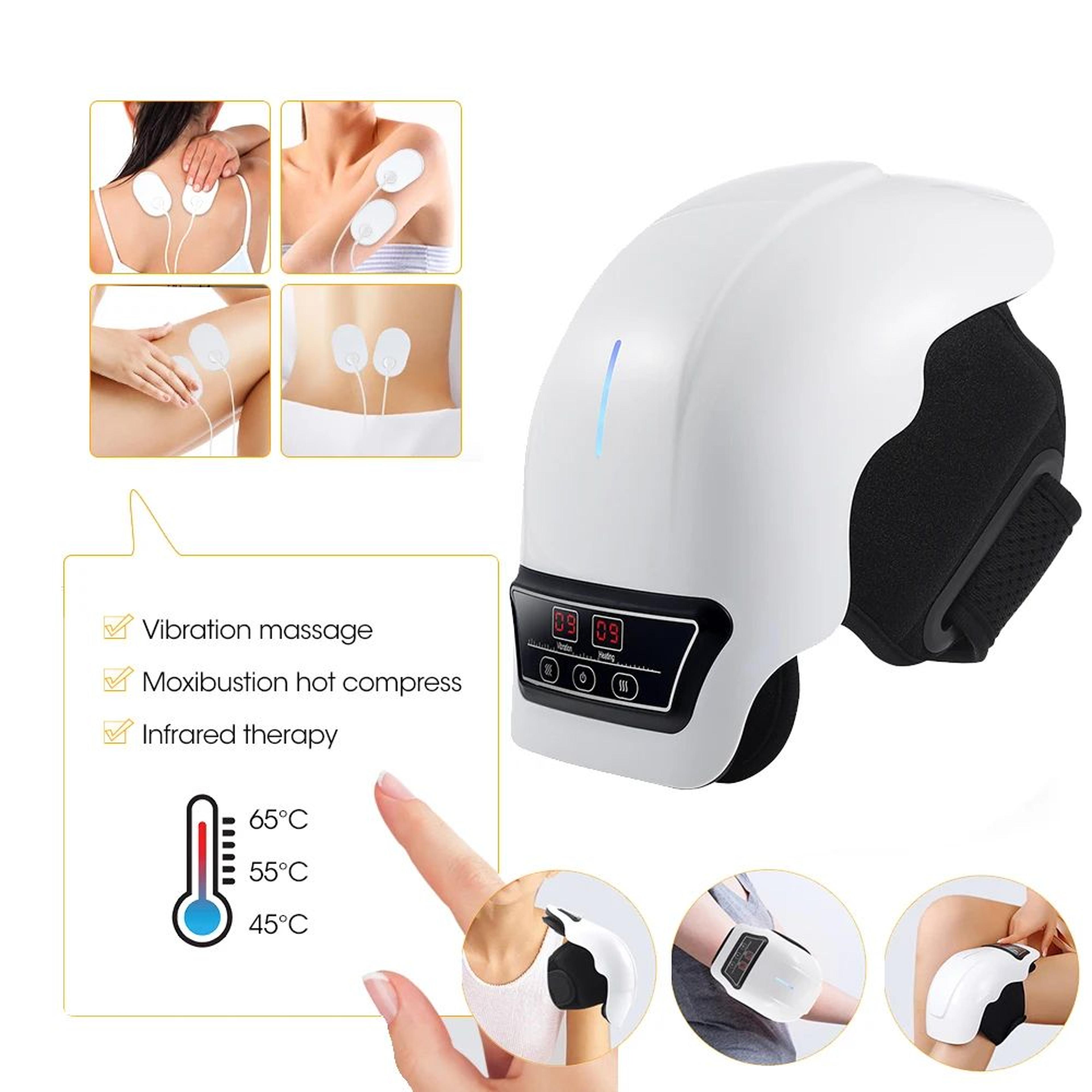 Heated Knee Massager Cordless Adjustable Heat Therapy Wrap 6
