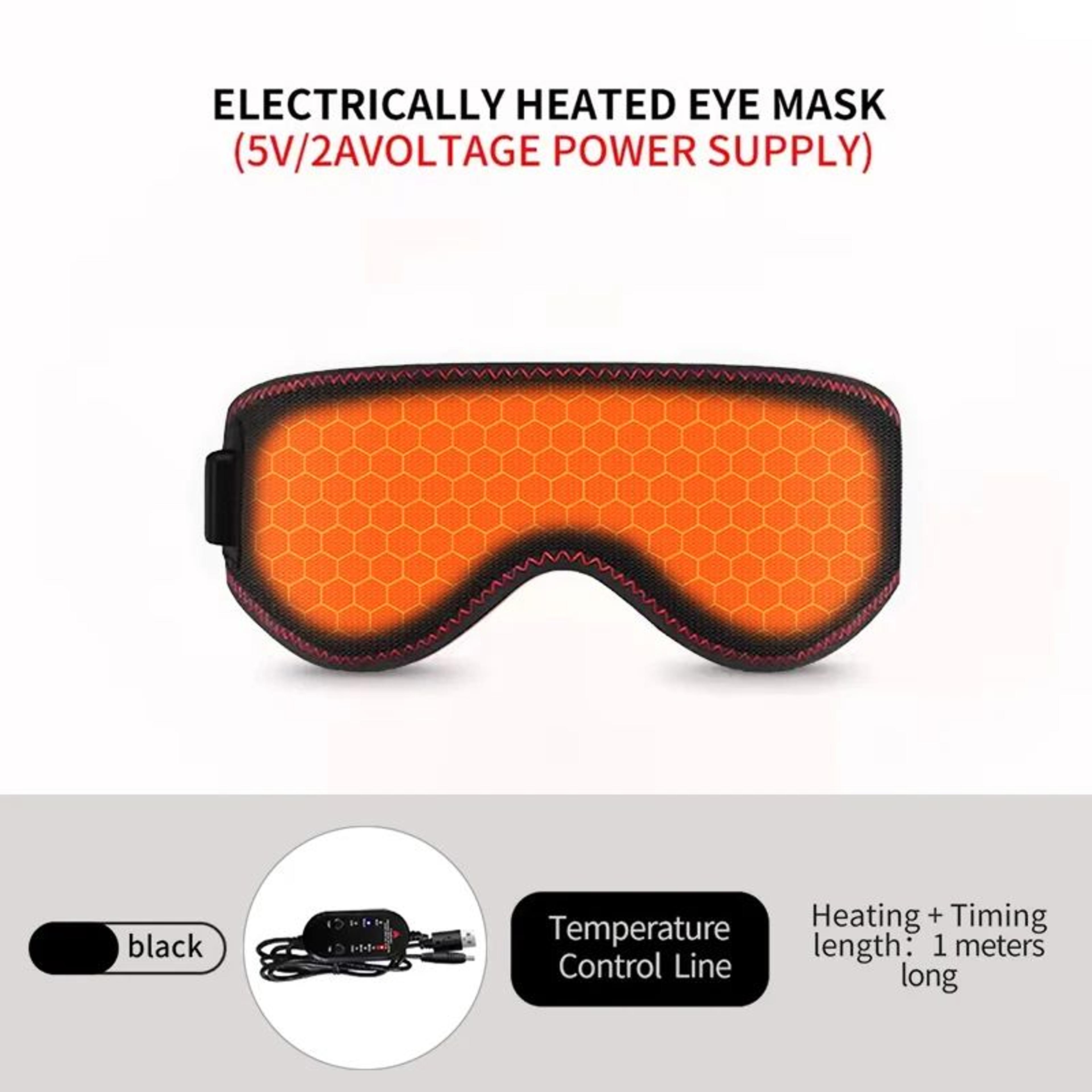 Electric Heated Eye Mask With Adjustable Warm Compress 6