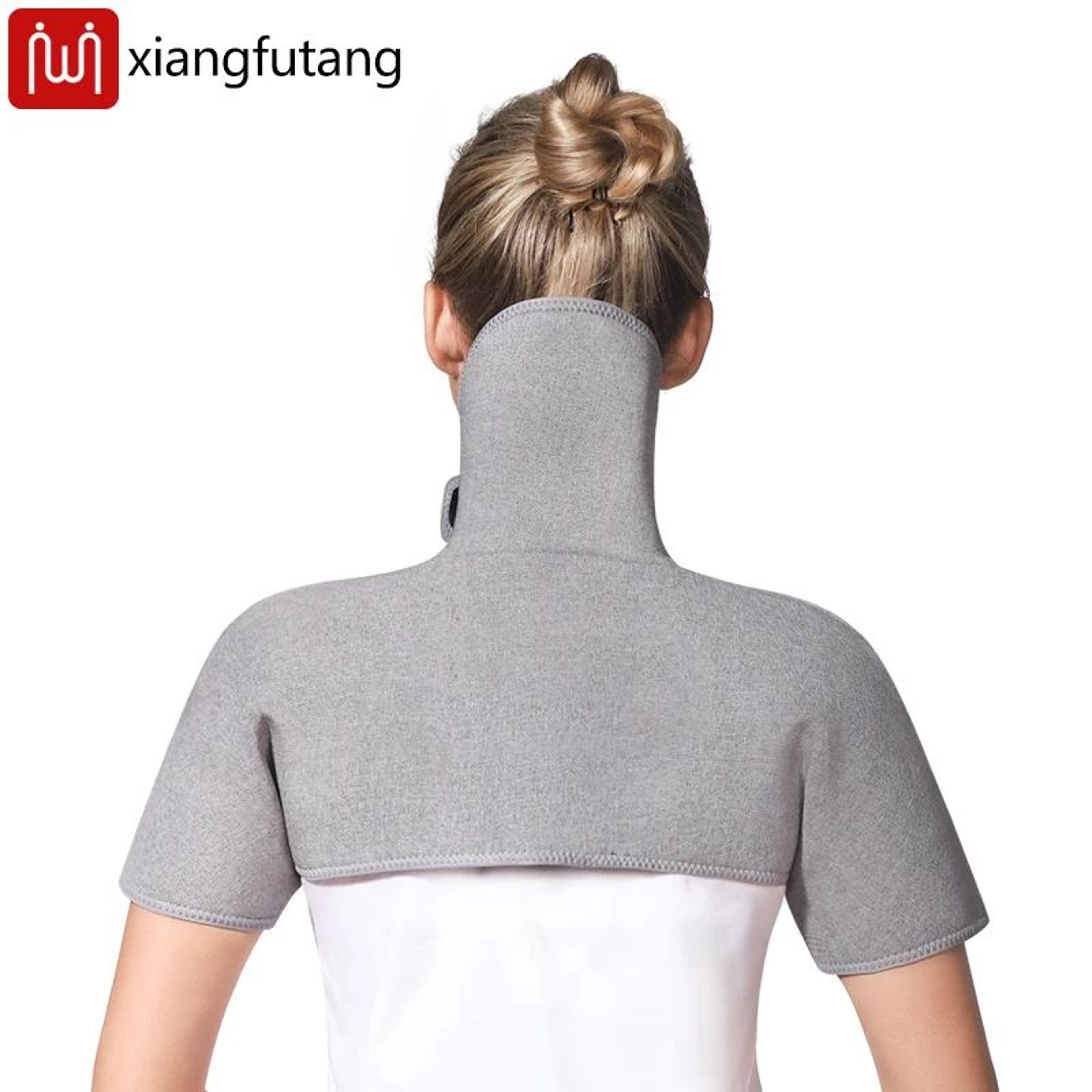 Electric Heated Shoulder Massager With Neck And Upper Back Wrap 3