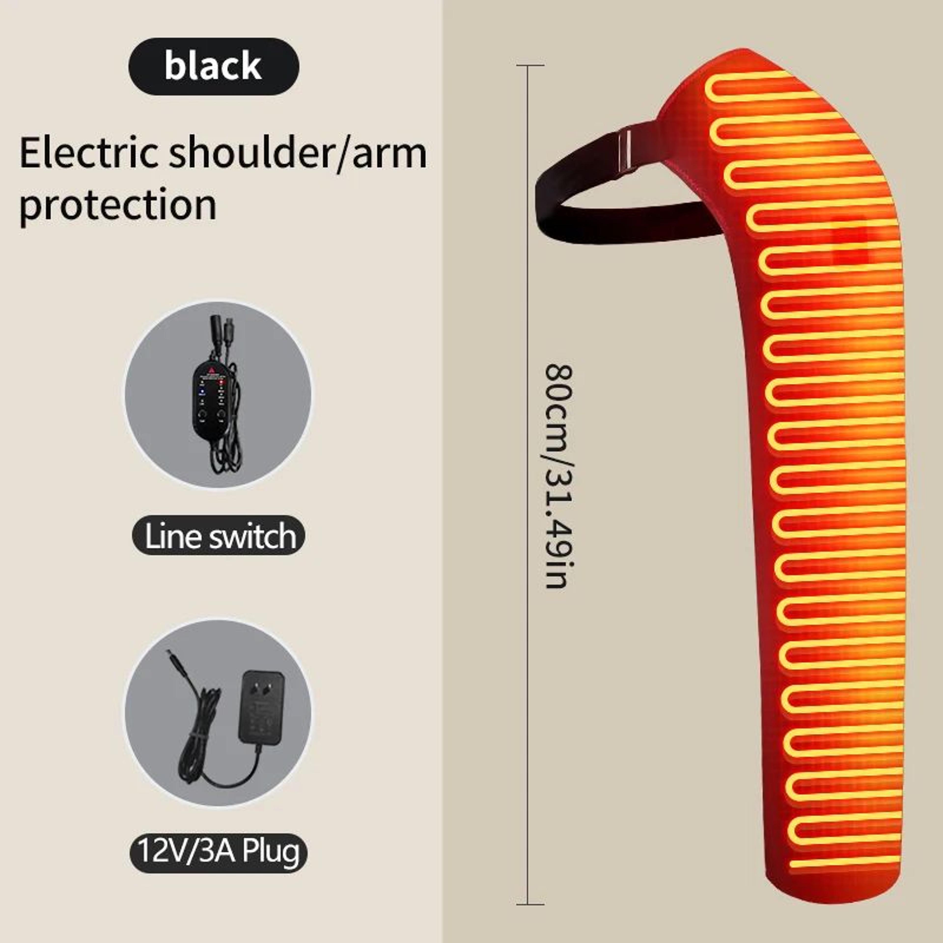 Electric Heated Arm Wrap With Vibration Massage Support 6