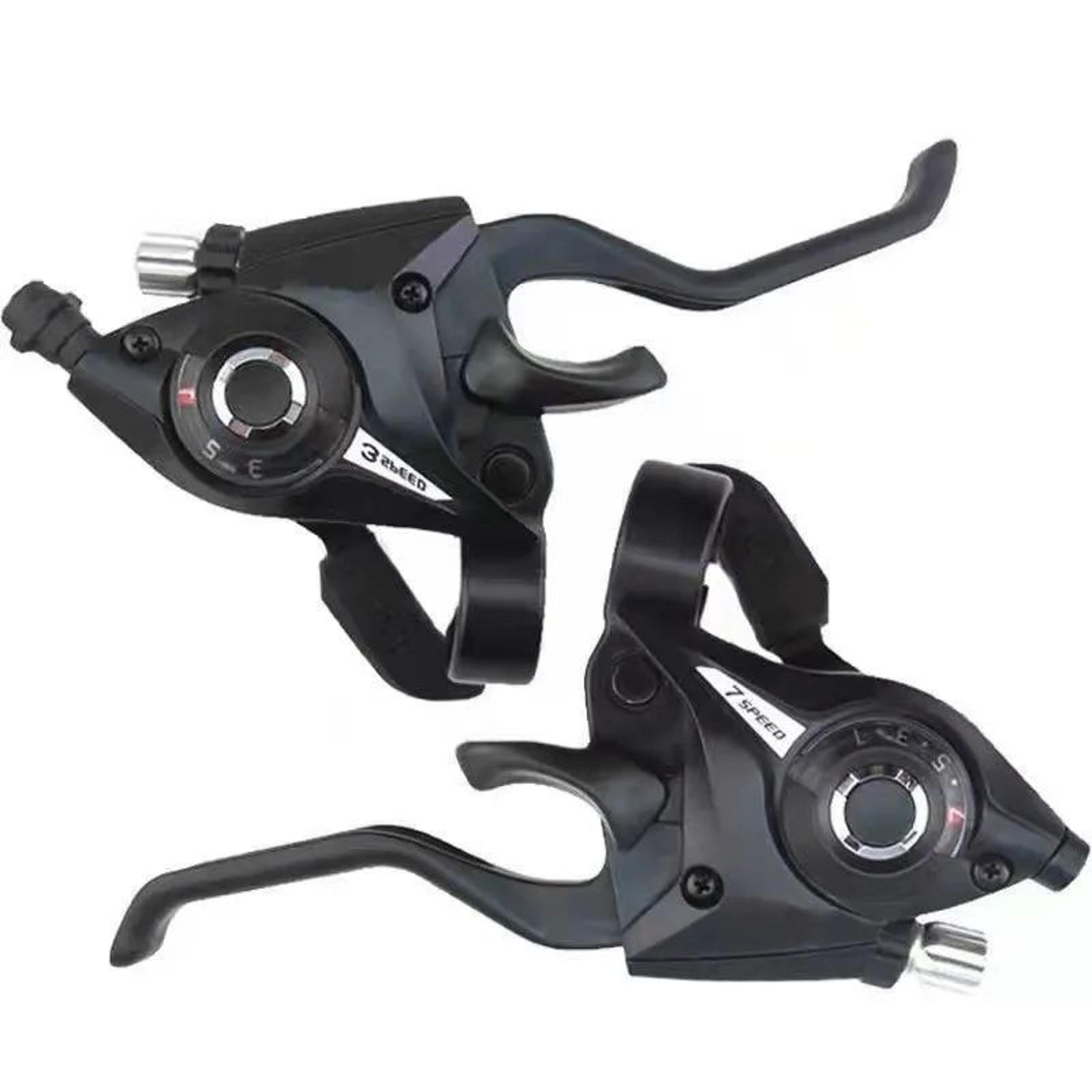 Bicycle Brake Shift Lever Set 3x78 Speed V Brake Gear Shifter For Road And Mountain Bikes 8