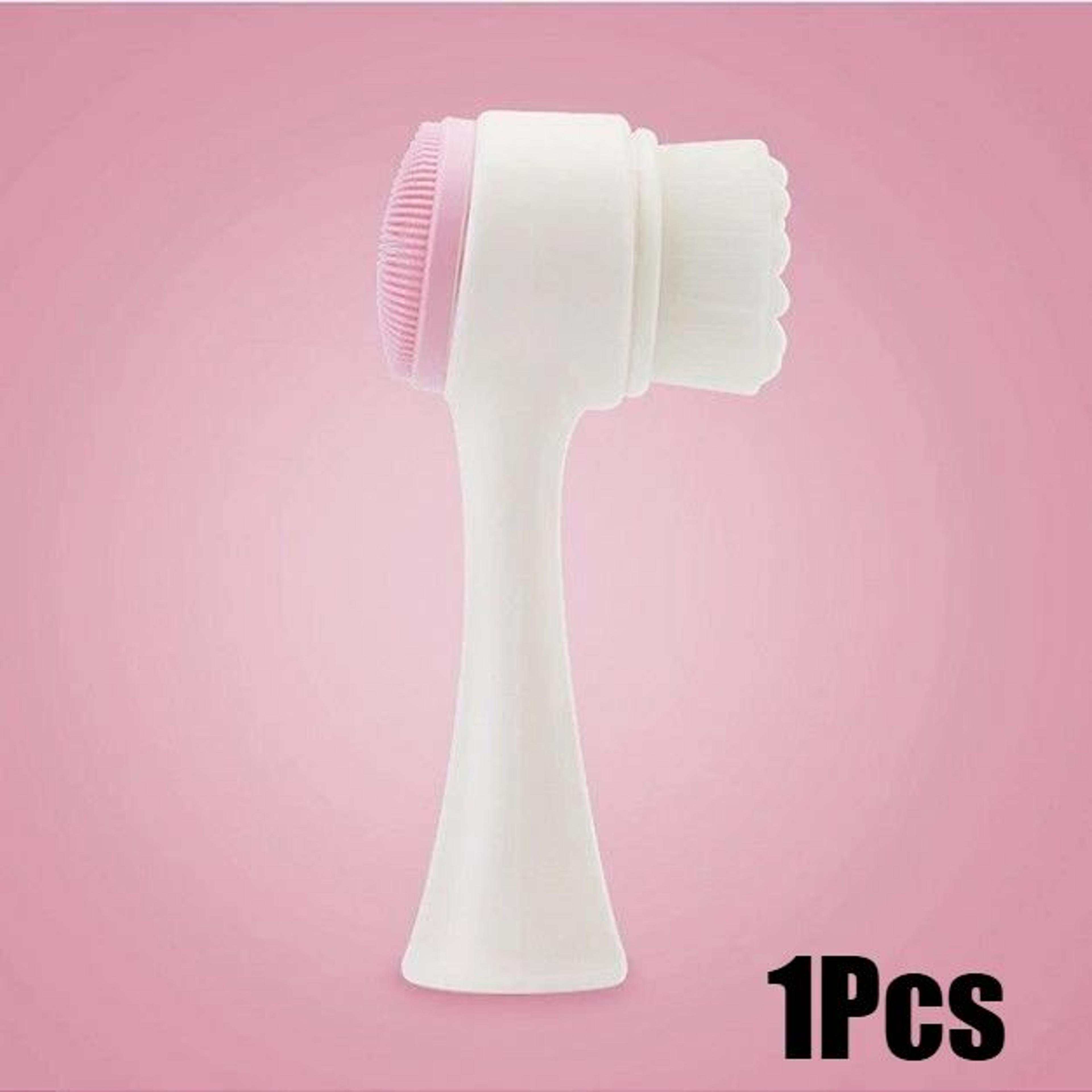 2 In 1 Silicone Face Scrub Brush Facial Cleansing Brush Pore Exfoliator 9