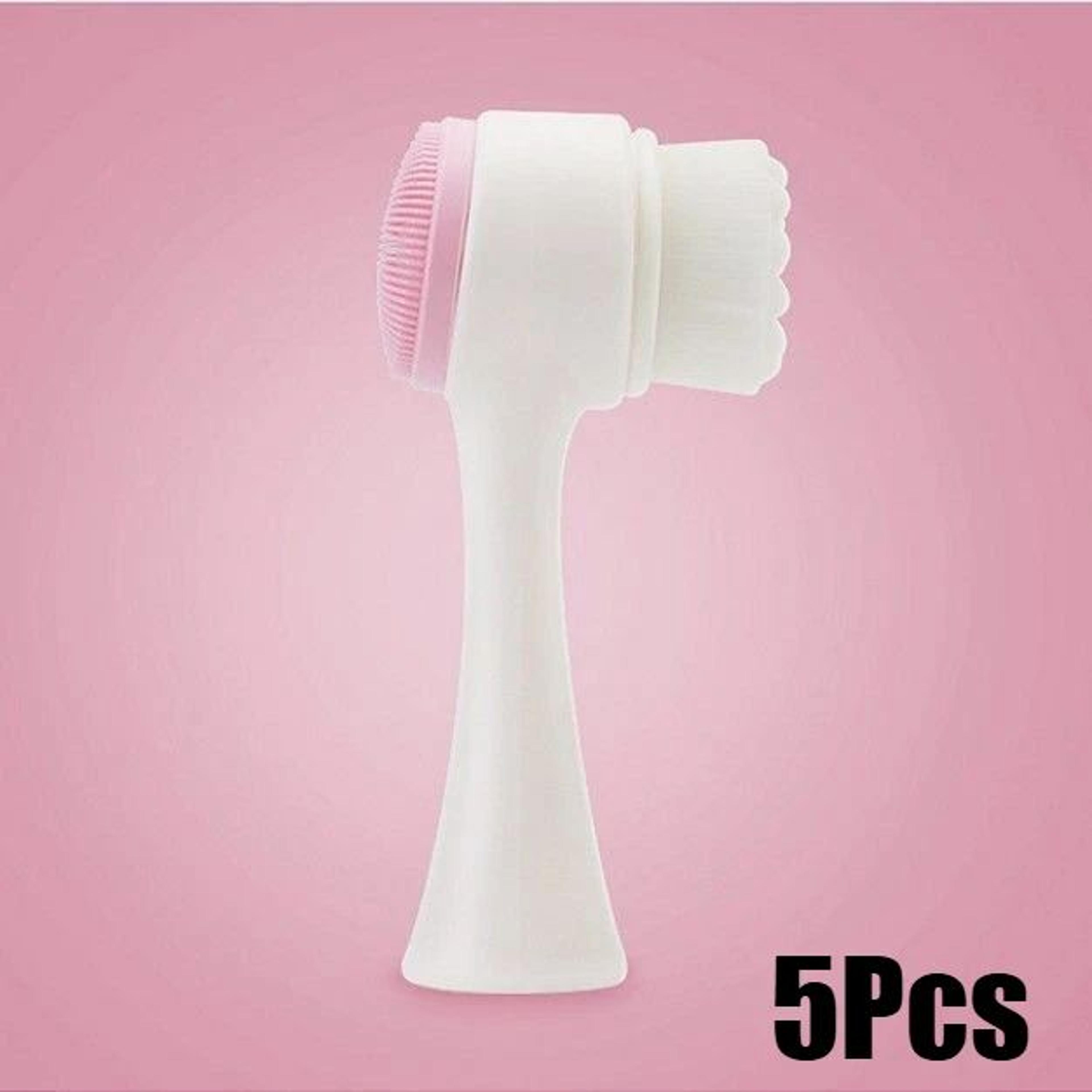 2 In 1 Silicone Face Scrub Brush Facial Cleansing Brush Pore Exfoliator 12