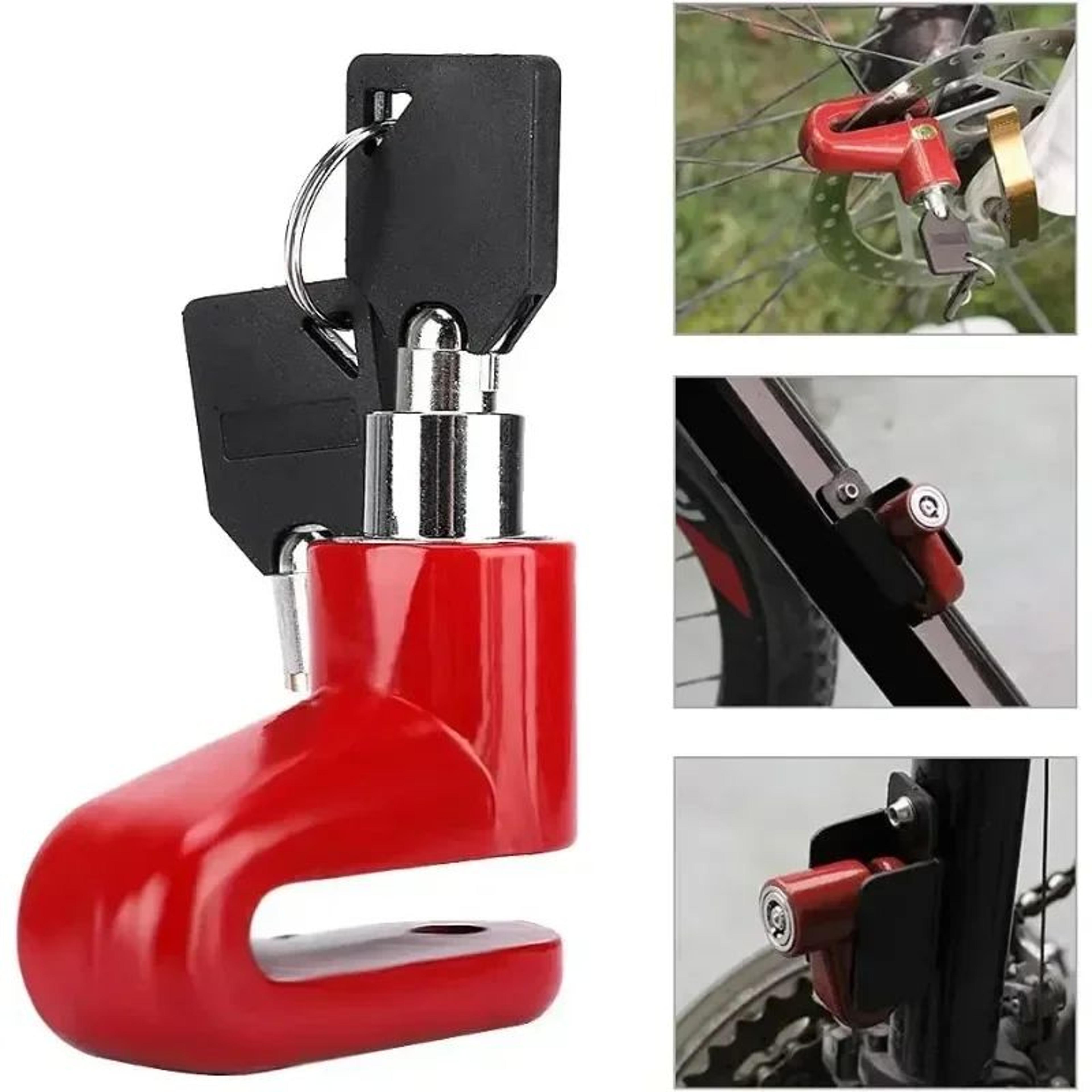 Motorcycle Disc Brake Lock Anti Theft Security Lock With 2 Keys For Motorcycle Bicycle And Scooter 2