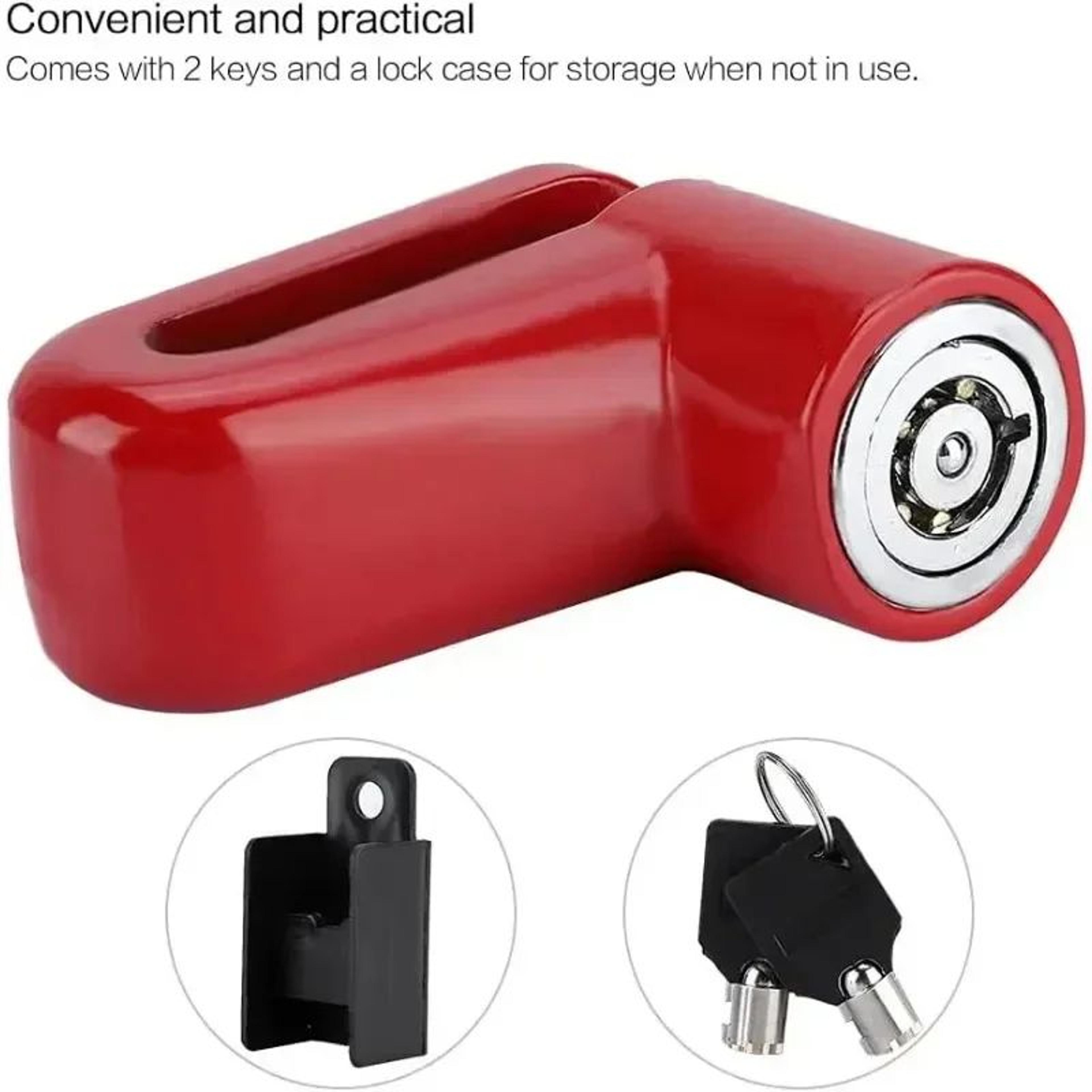 Motorcycle Disc Brake Lock Anti Theft Security Lock With 2 Keys For Motorcycle Bicycle And Scooter 3