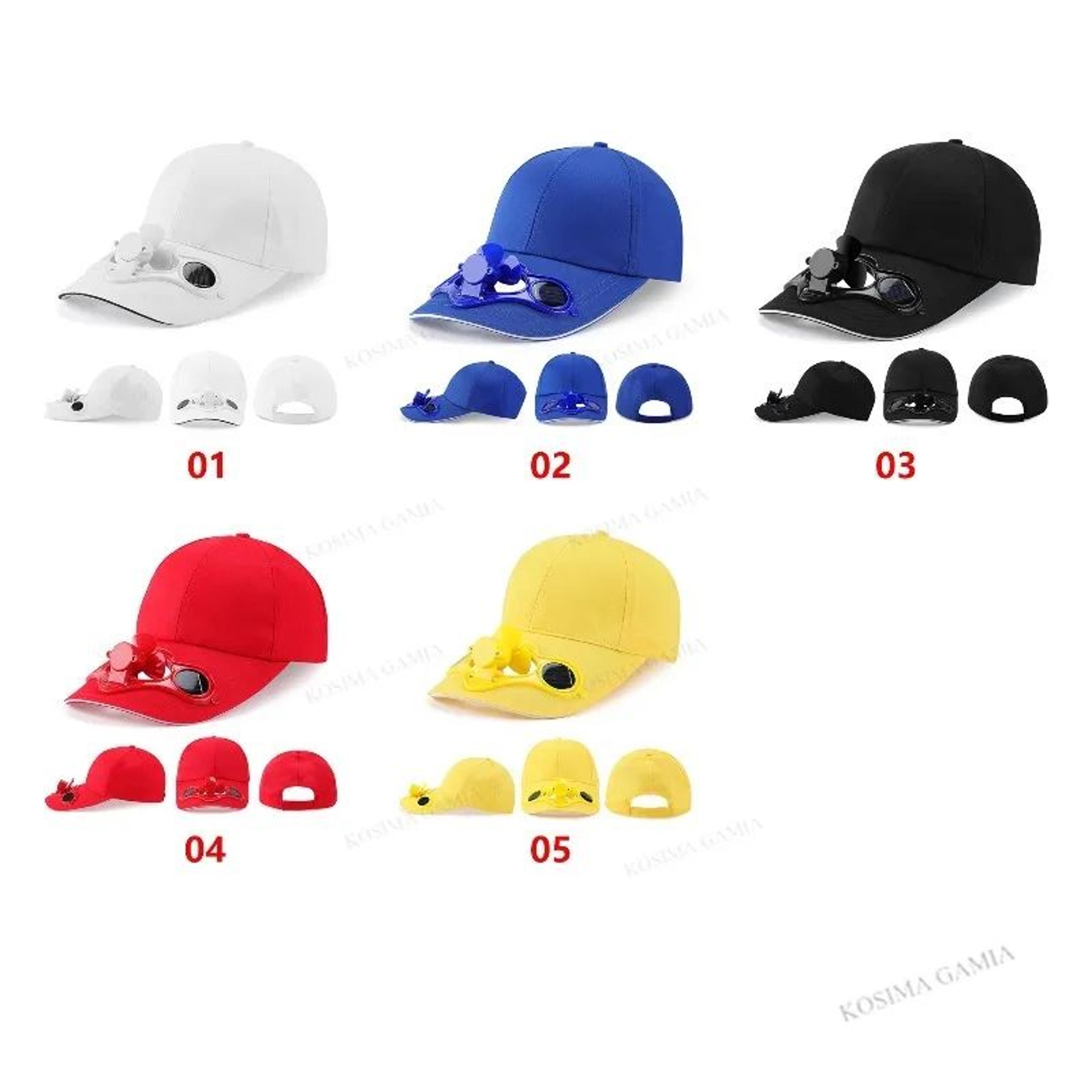 Solar Powered Cooling Fan Baseball Cap Adjustable Sun Protection Hat For Men And Women 4