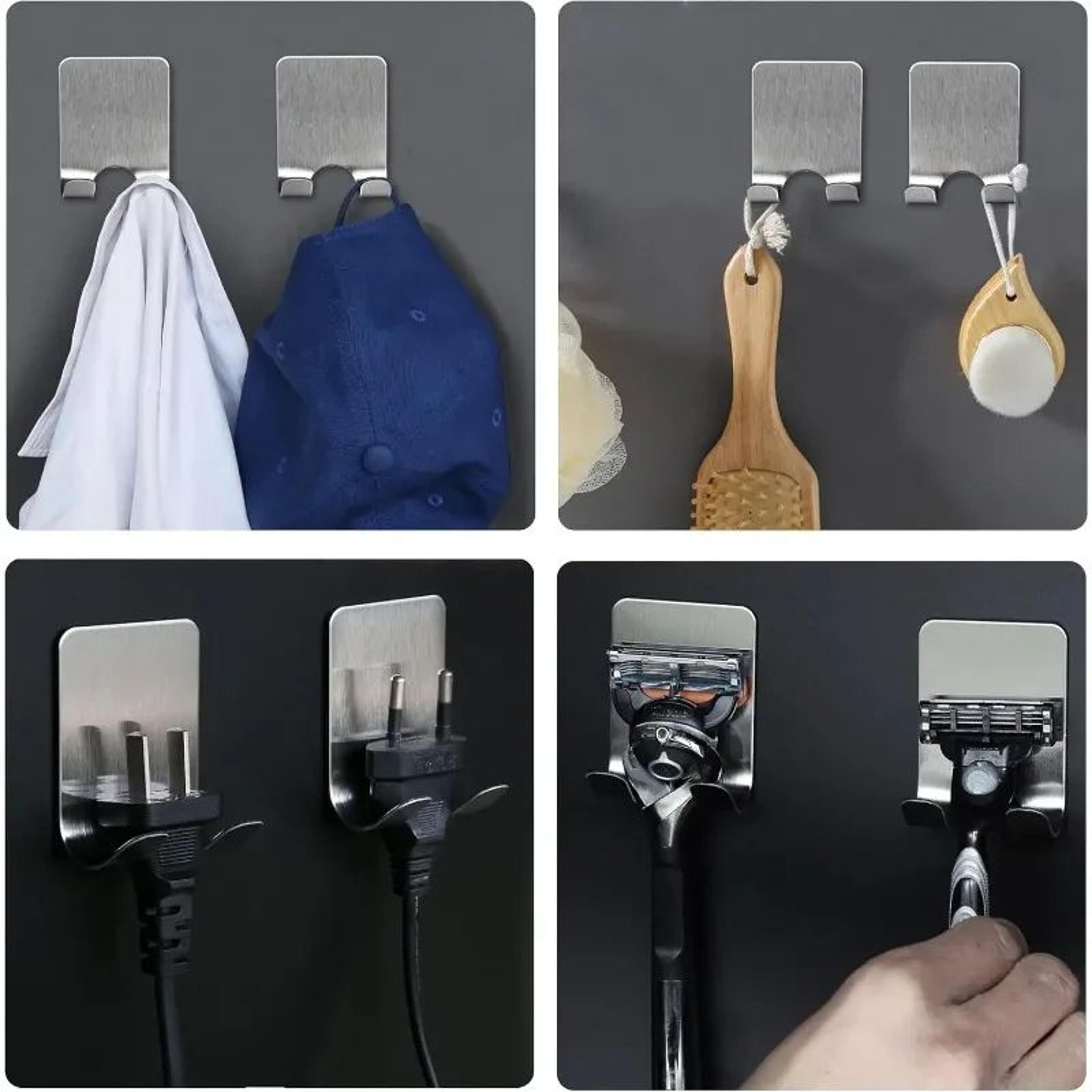 Self Adhesive Razor Holder Wall Hook Bathroom And Kitchen Organizer 1