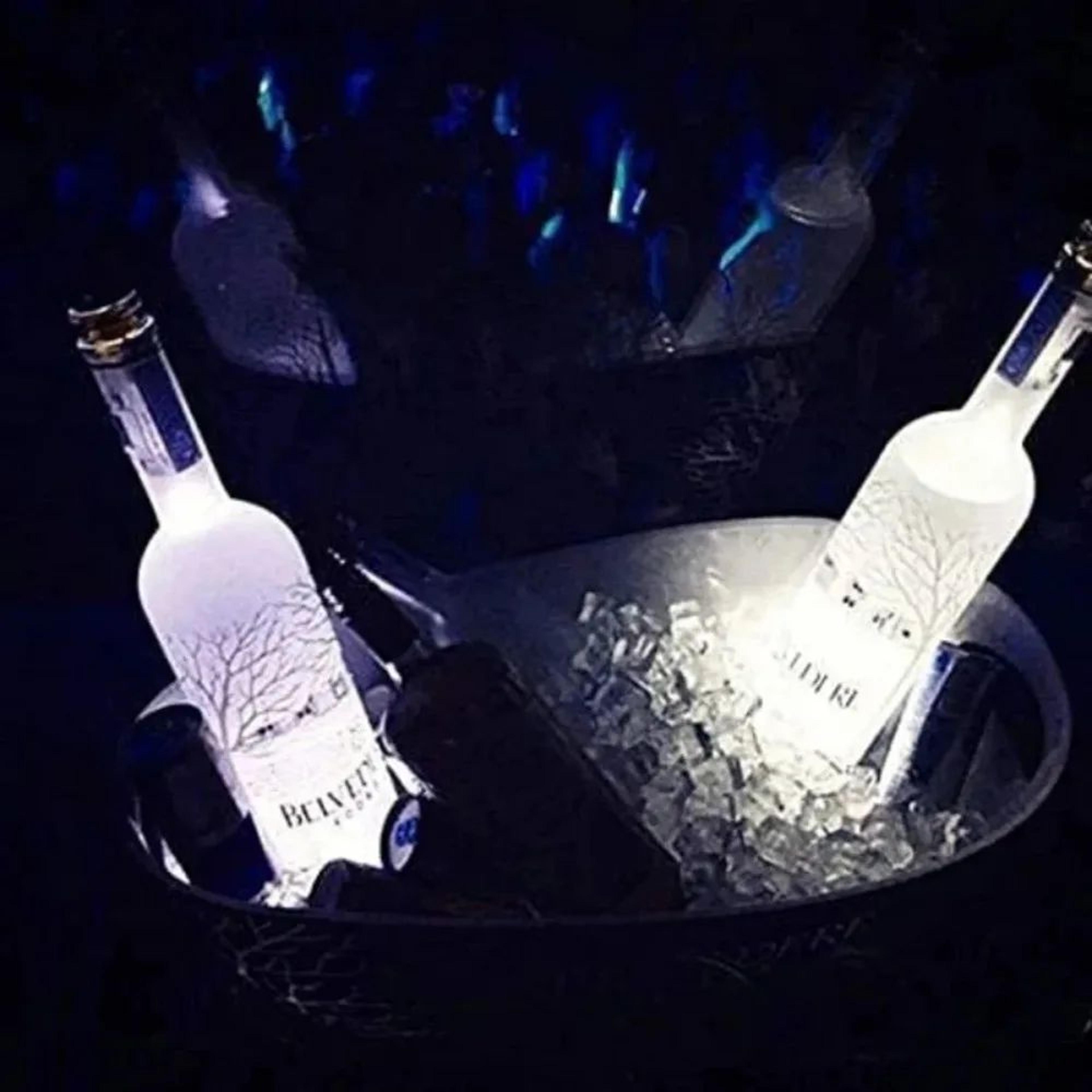 LED Light Up Cup Coaster Bottle Sticker Party Lights 3
