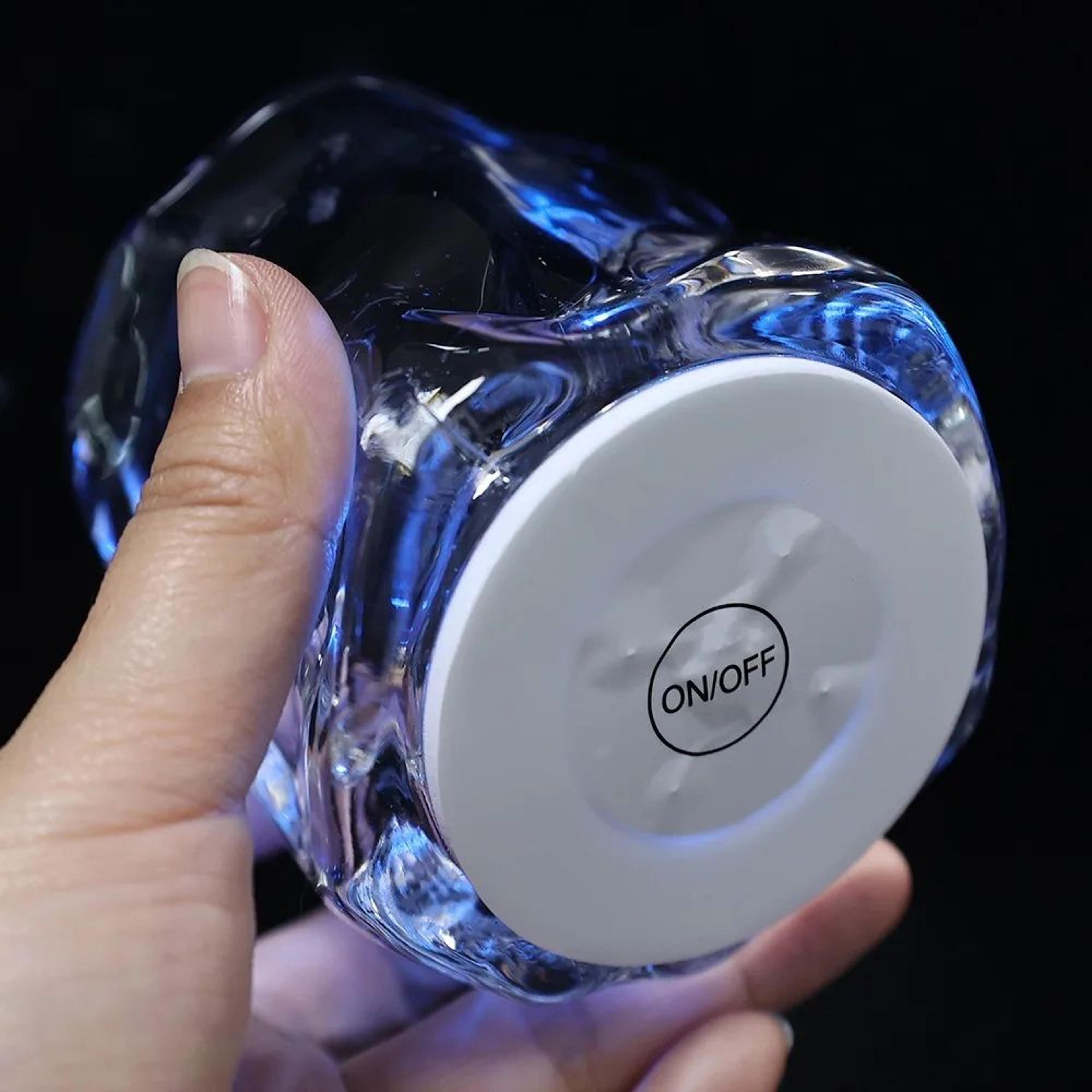 LED Light Up Cup Coaster Bottle Sticker Party Lights 4