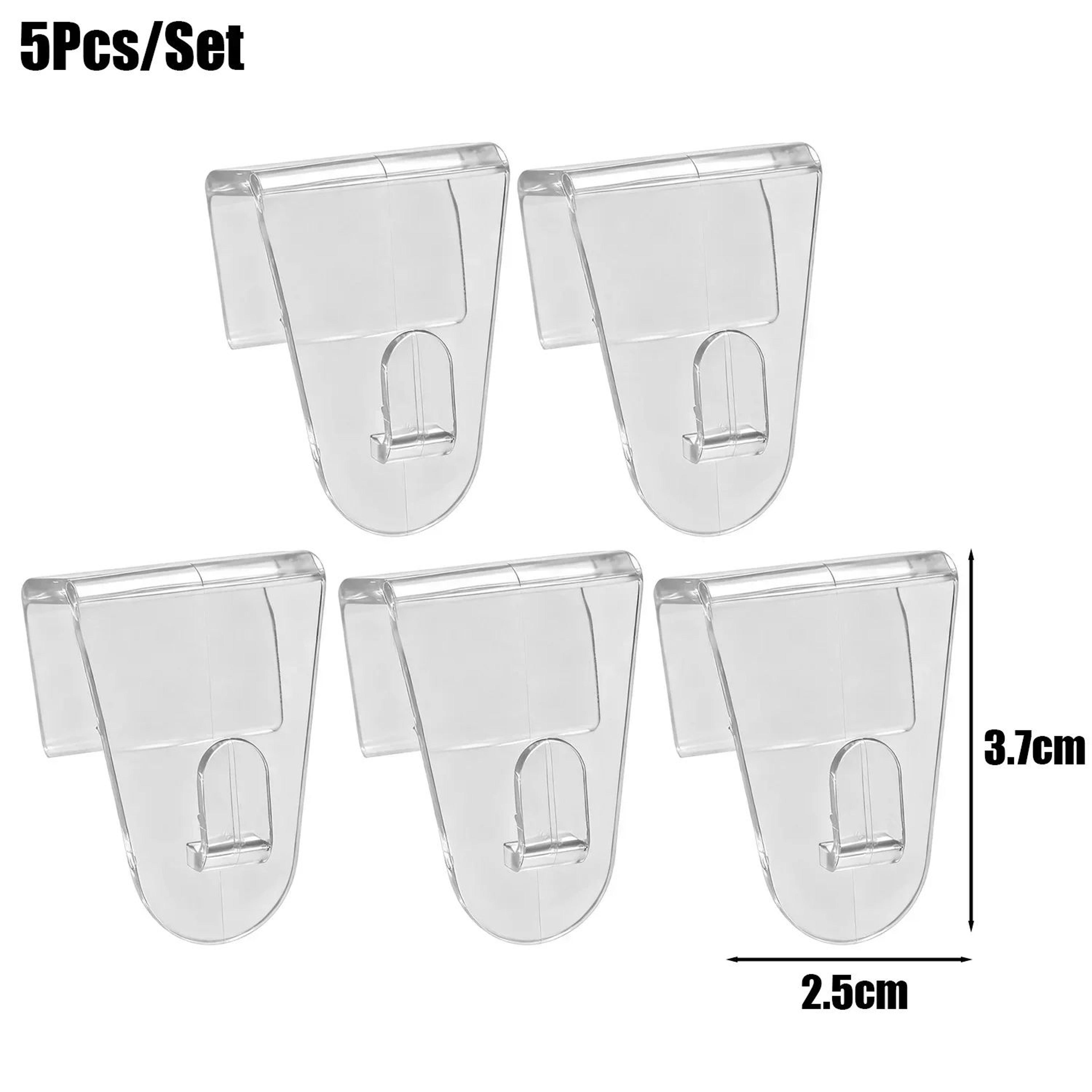 Transparent Adhesive Hooks For String Lights And Home Organization 10