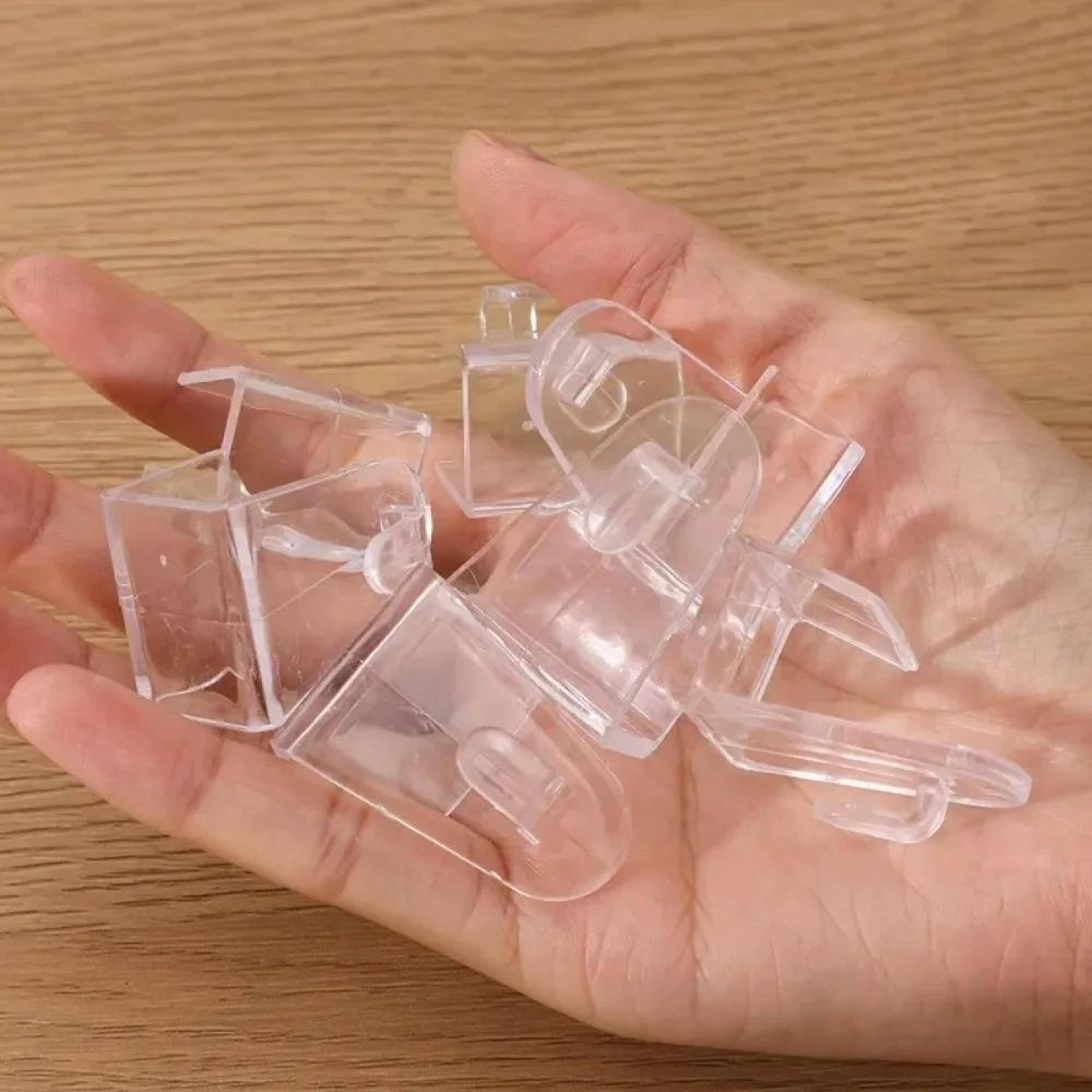 Transparent Adhesive Hooks For String Lights And Home Organization 4