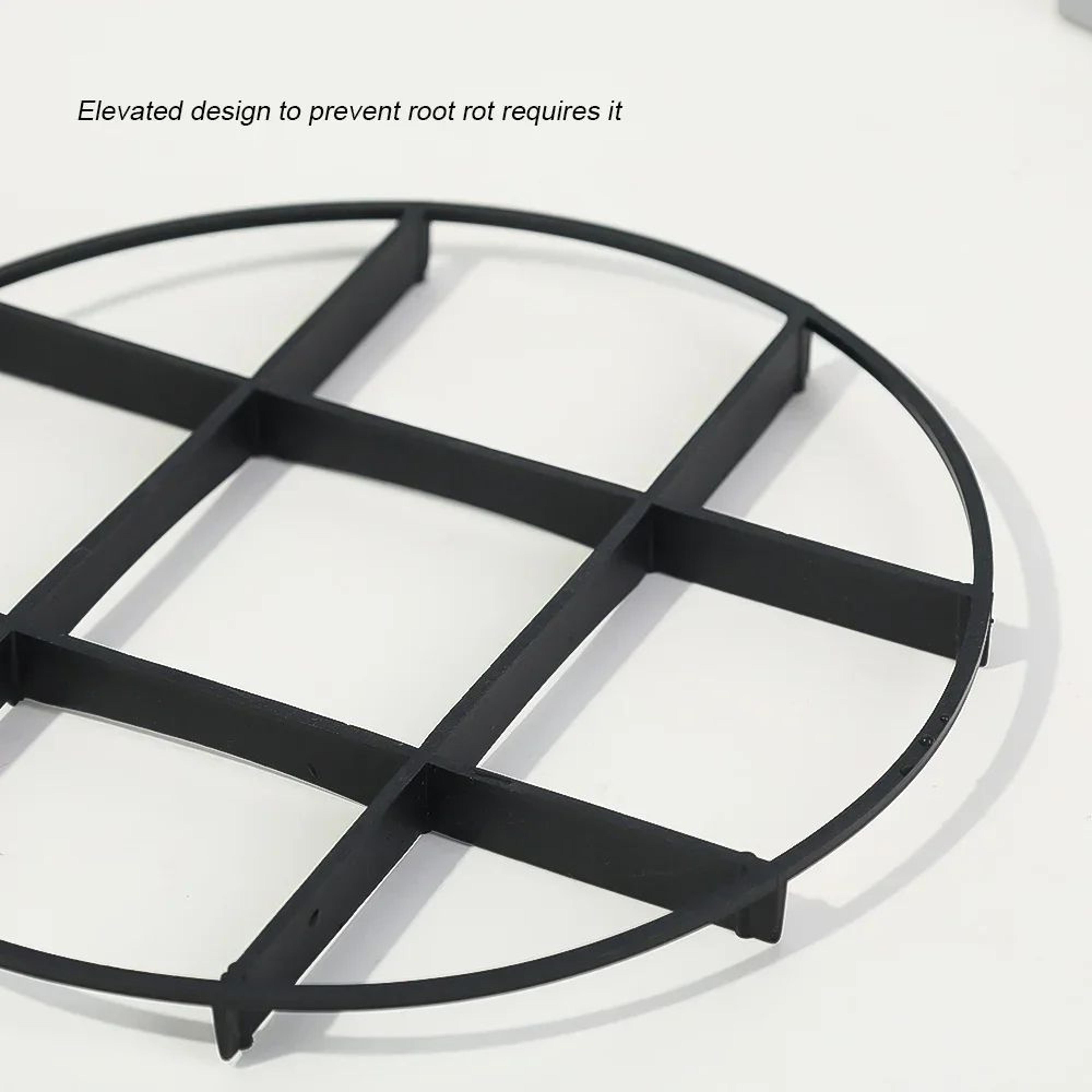 Plastic Flower Pot Tray With Drainage Saucer 5