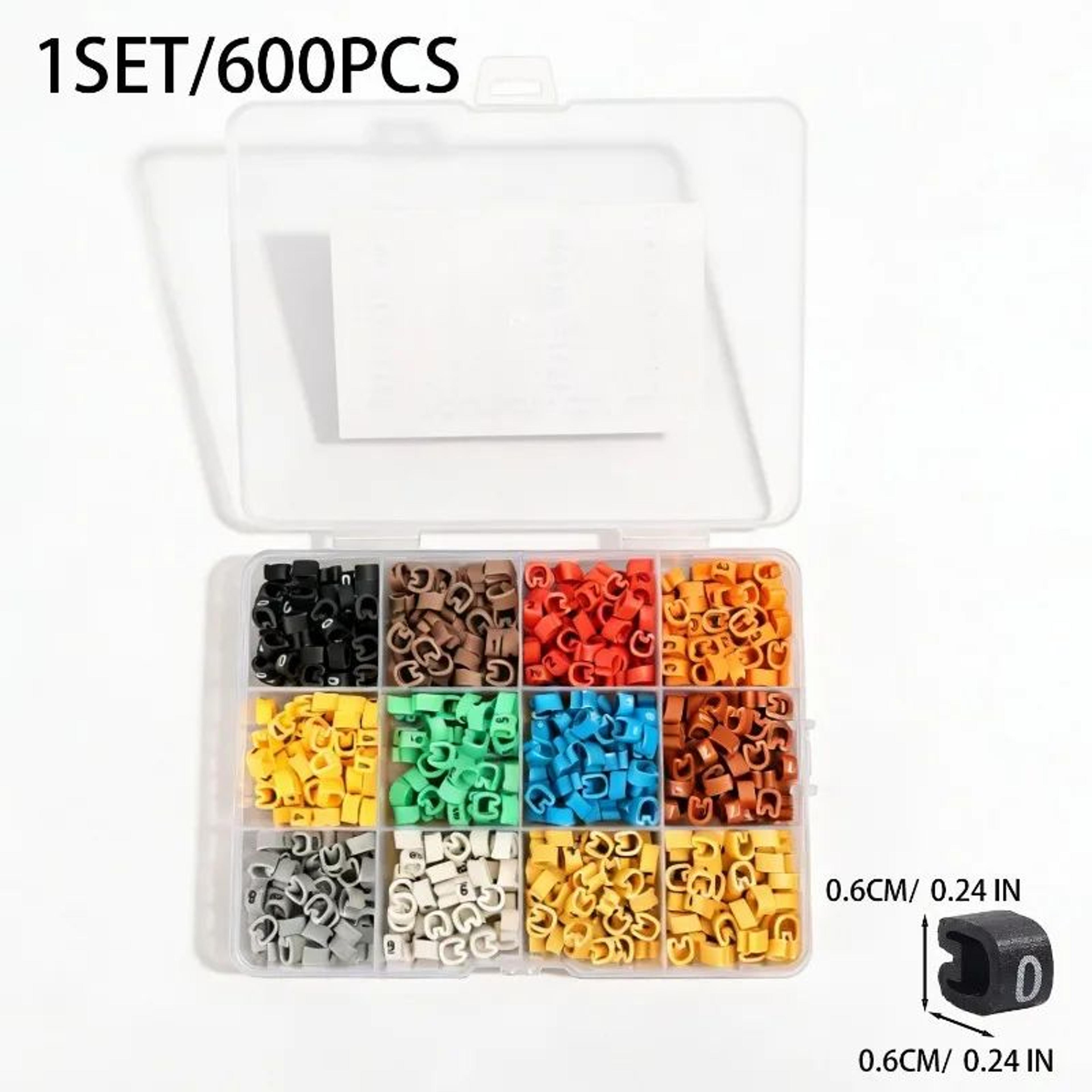 PVC Cable Marker Number Label Set For Wire Identification 7