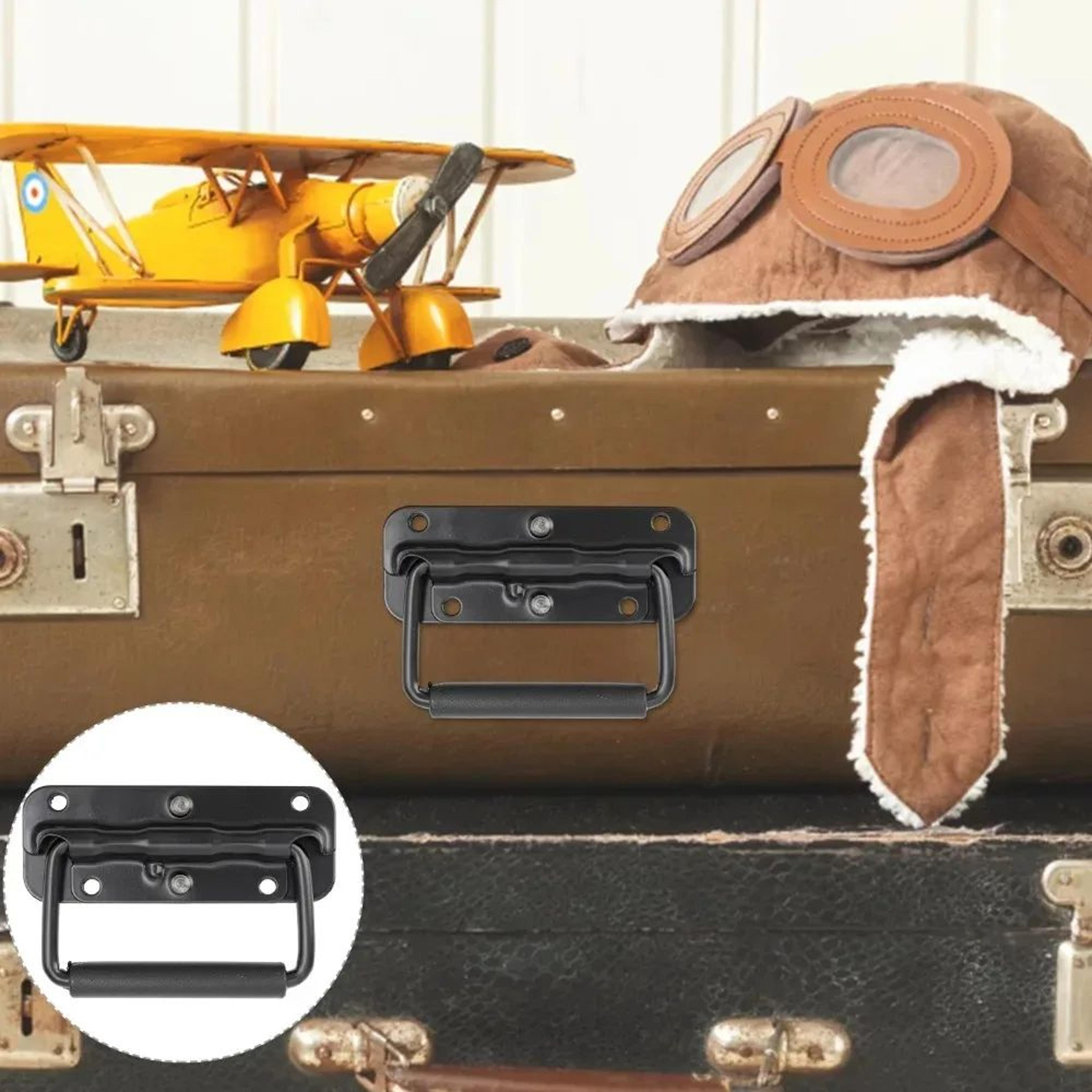 Spring Loaded Folding Carry Handle For Toolboxes And Storage Cases 1